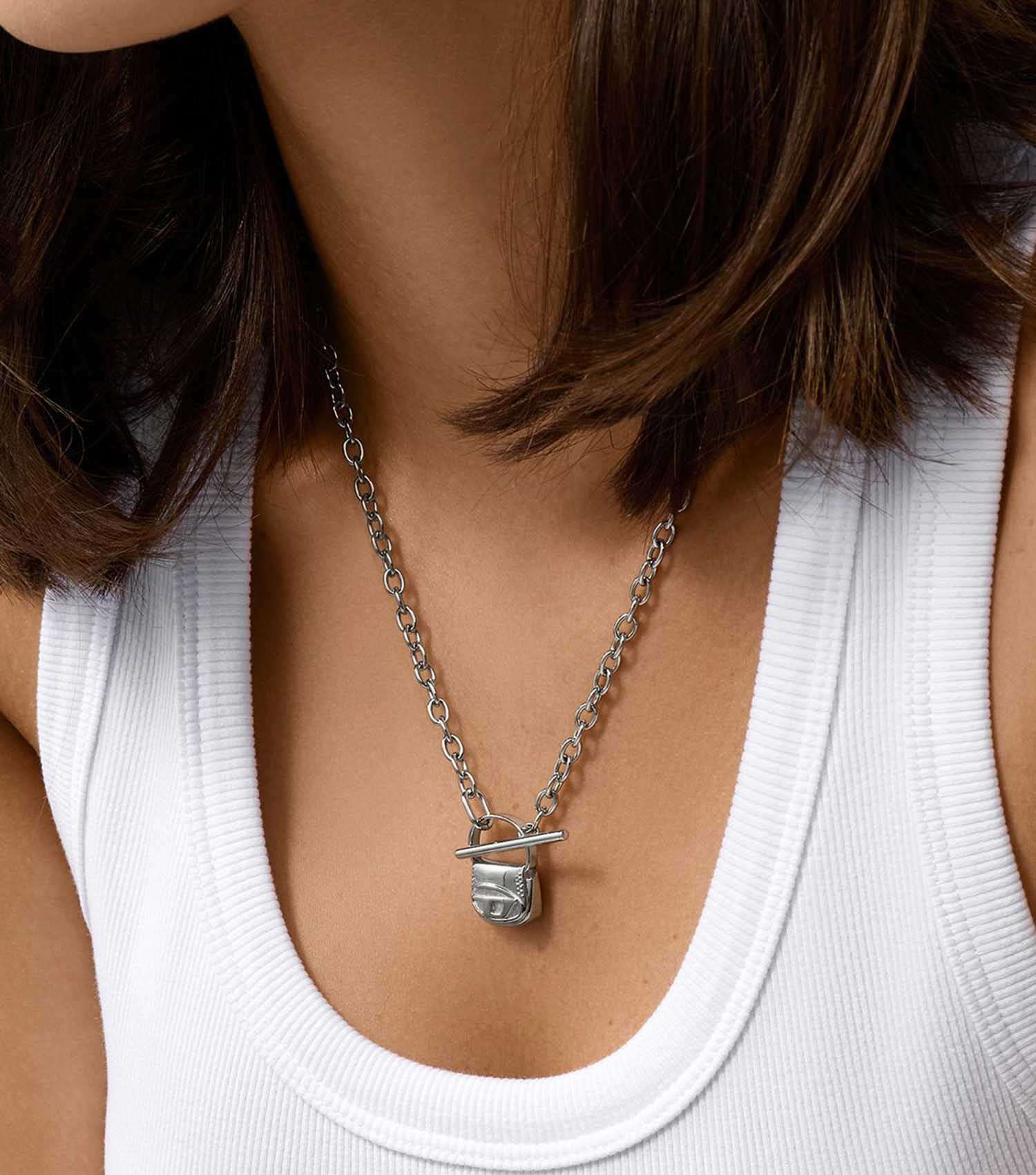 Men Na Necklace Silver Na