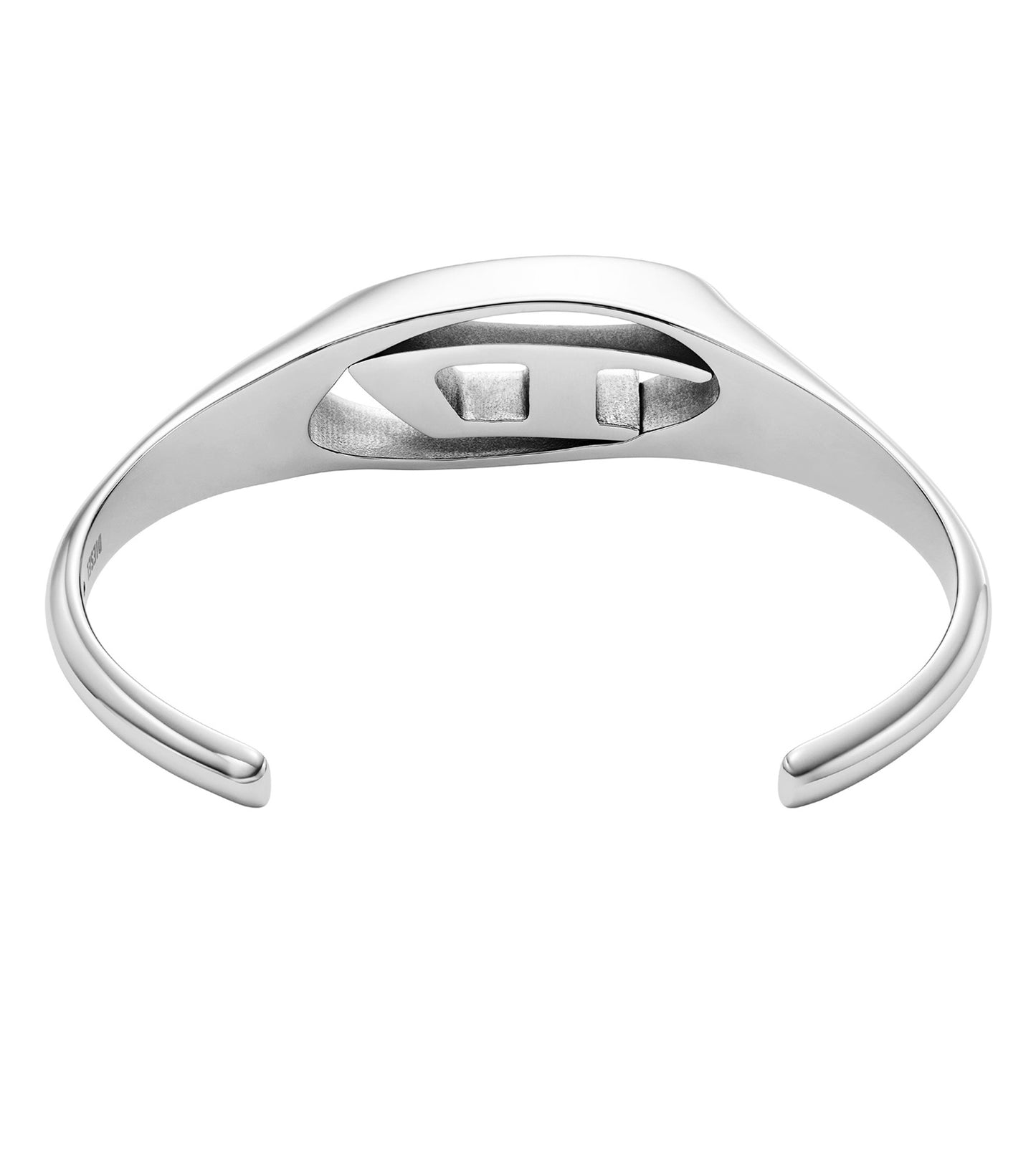 Men Oval D Logo Bracelet Silver Na