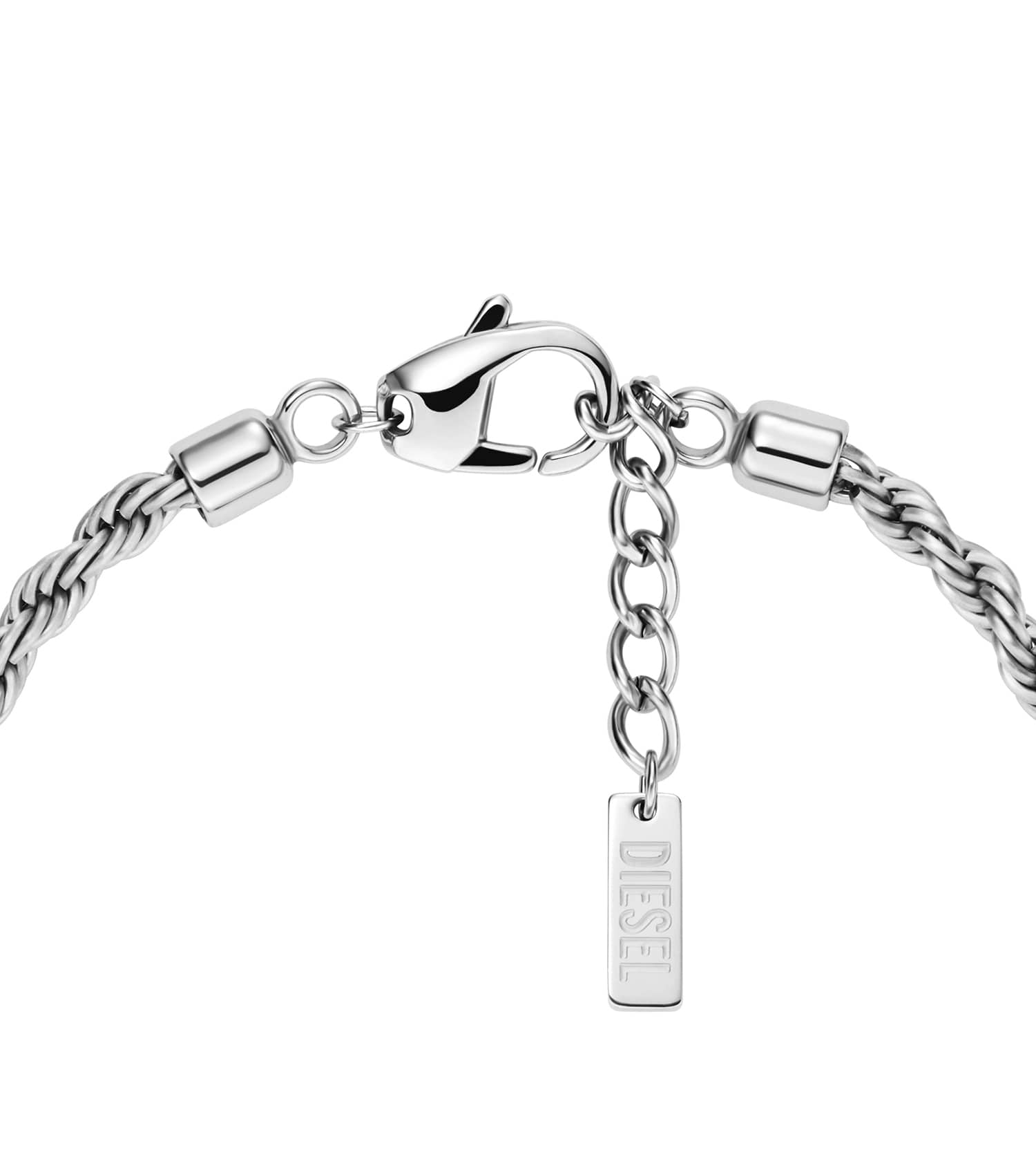 Gents Na Bracelet Silver Stainless Steel