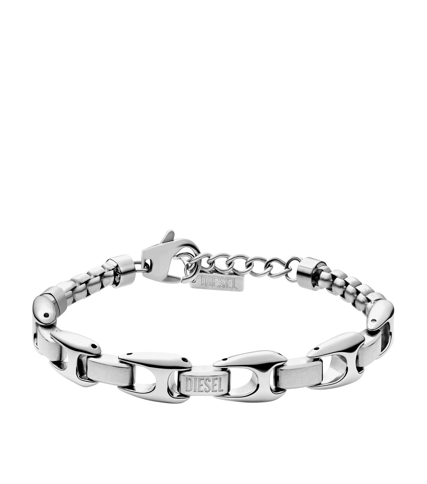 Gents Metamorph Bracelet Silver Stainless Steel