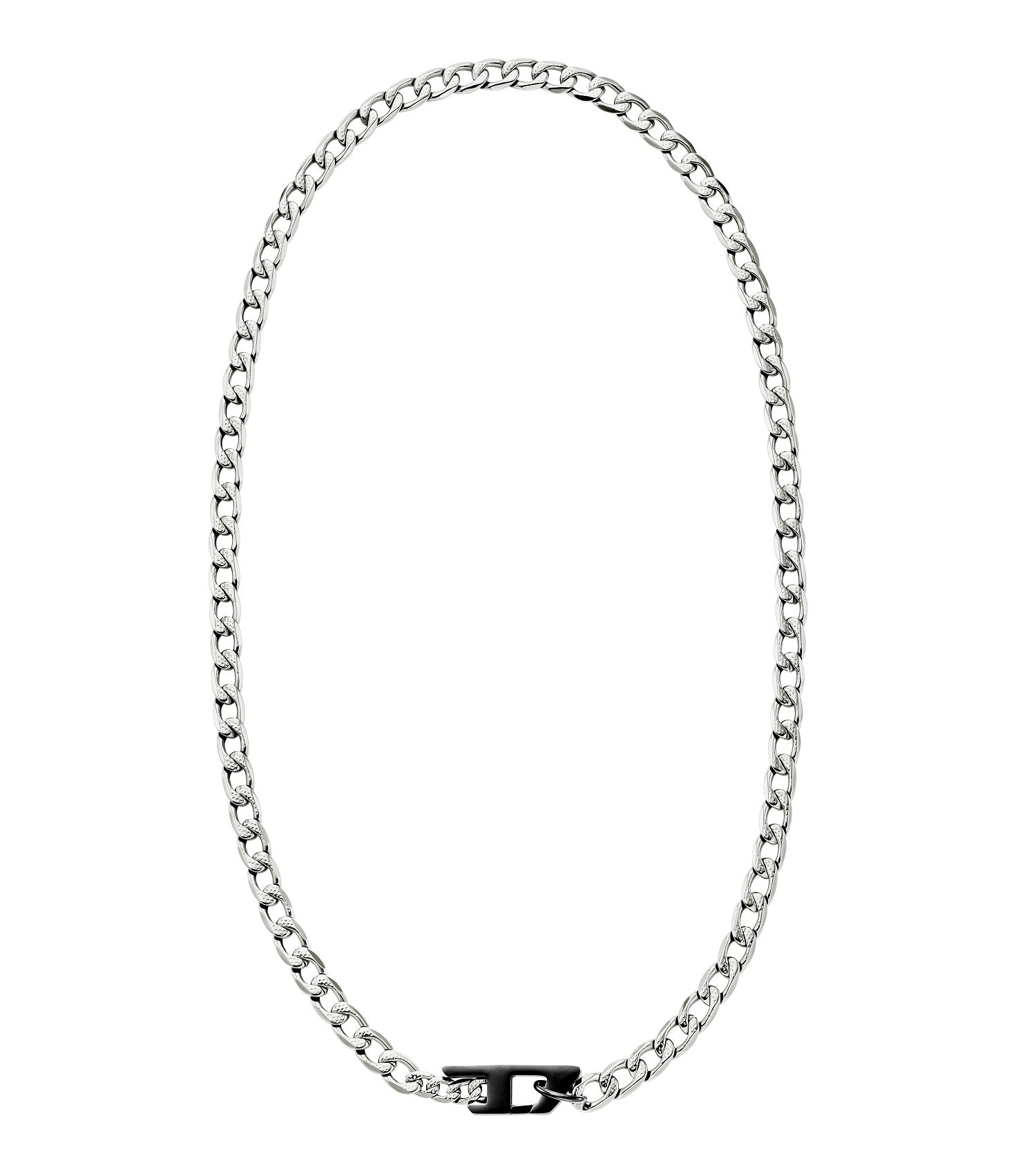 Gents D Logo Necklace Multicolour Stainless Steel
