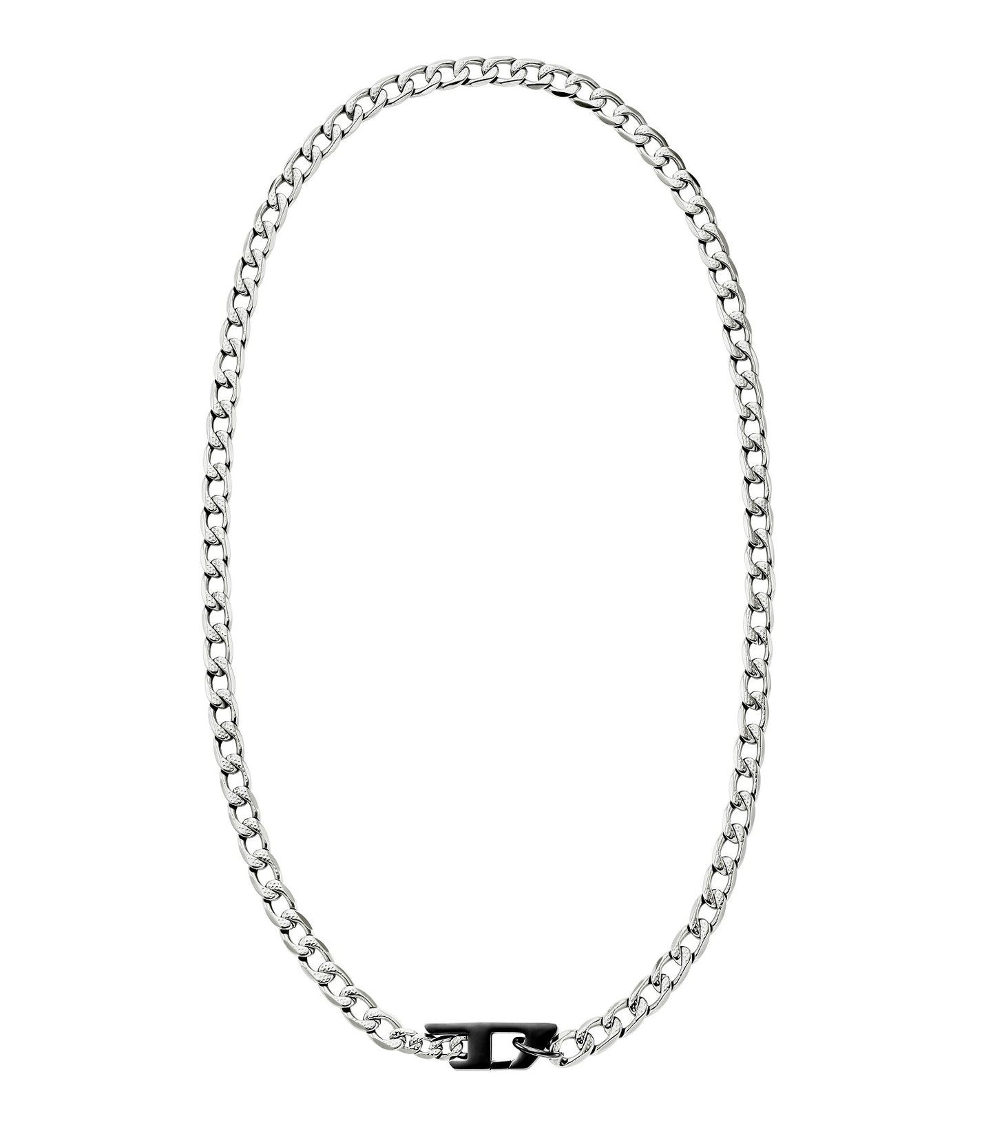 Gents D Logo Necklace Multicolour Stainless Steel