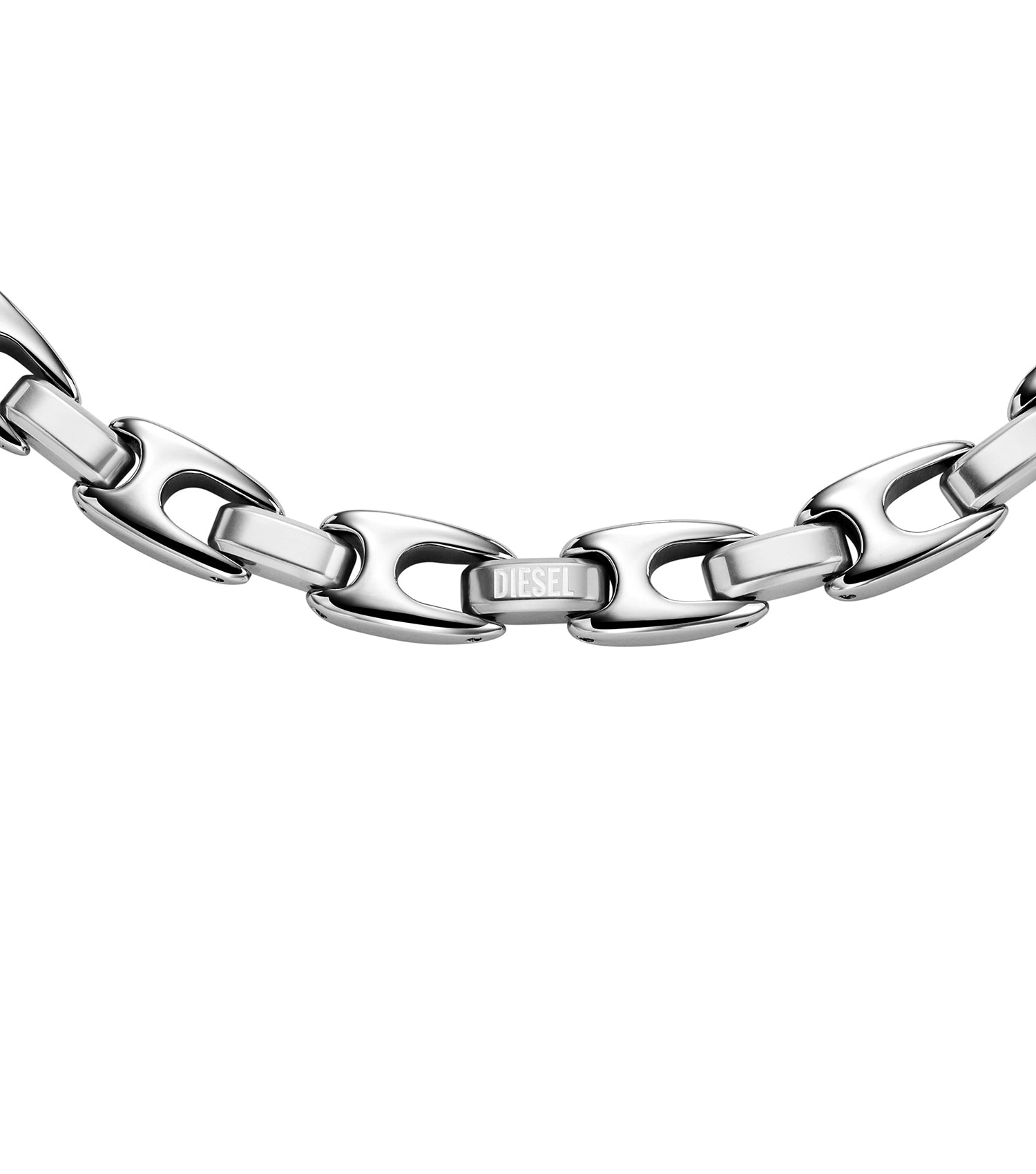 Unisex Metamorph Necklace Silver Stainless Steel