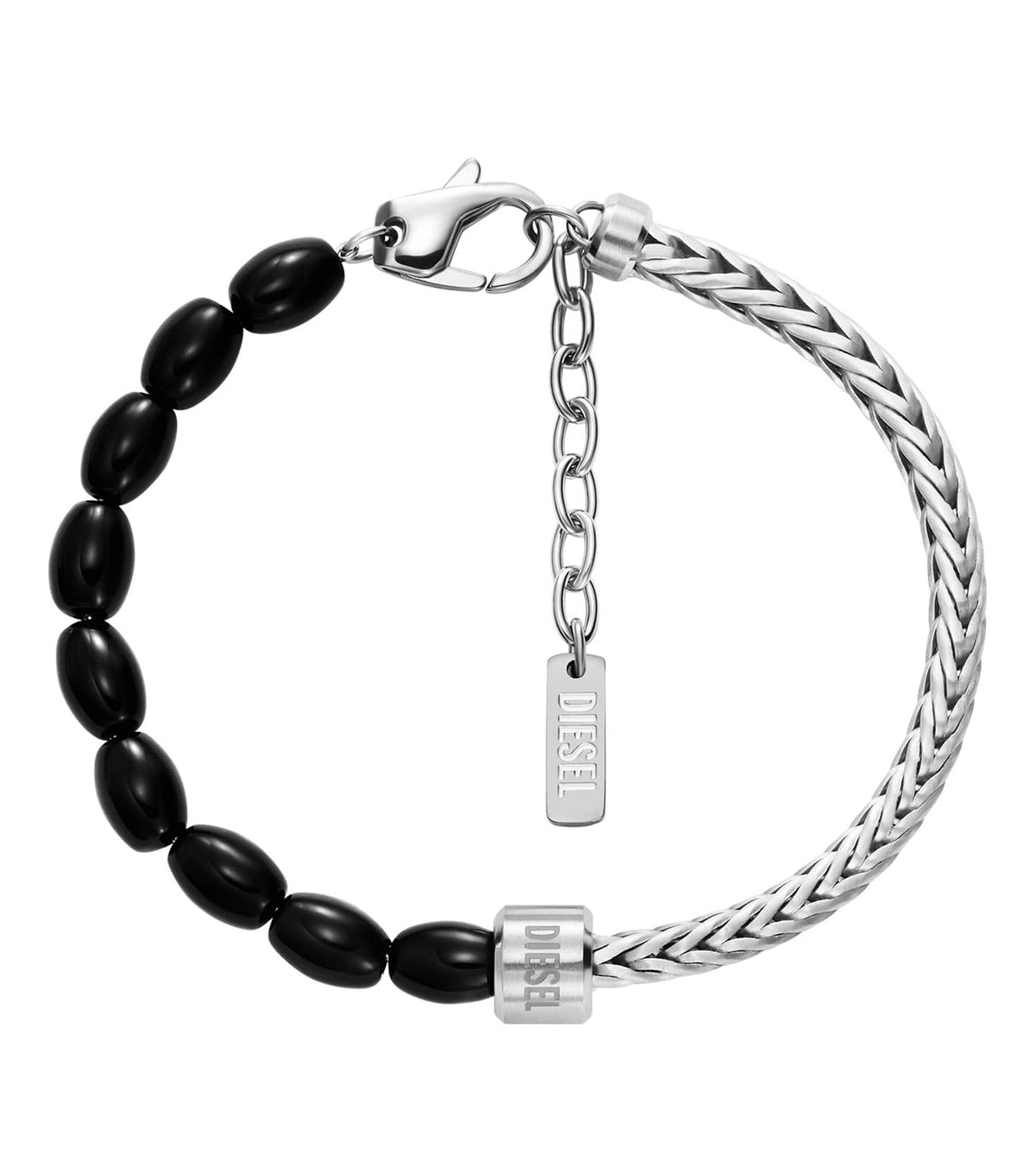 Unisex Na Bracelet Silver Stainless Steel