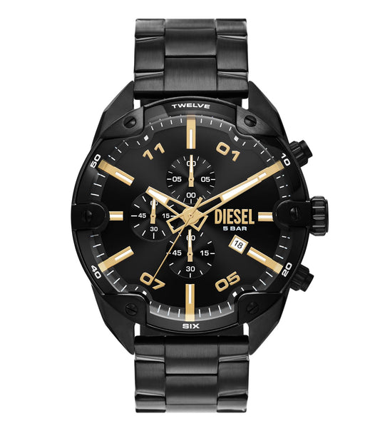 Men Spiked Chronograph Watch 49mm
