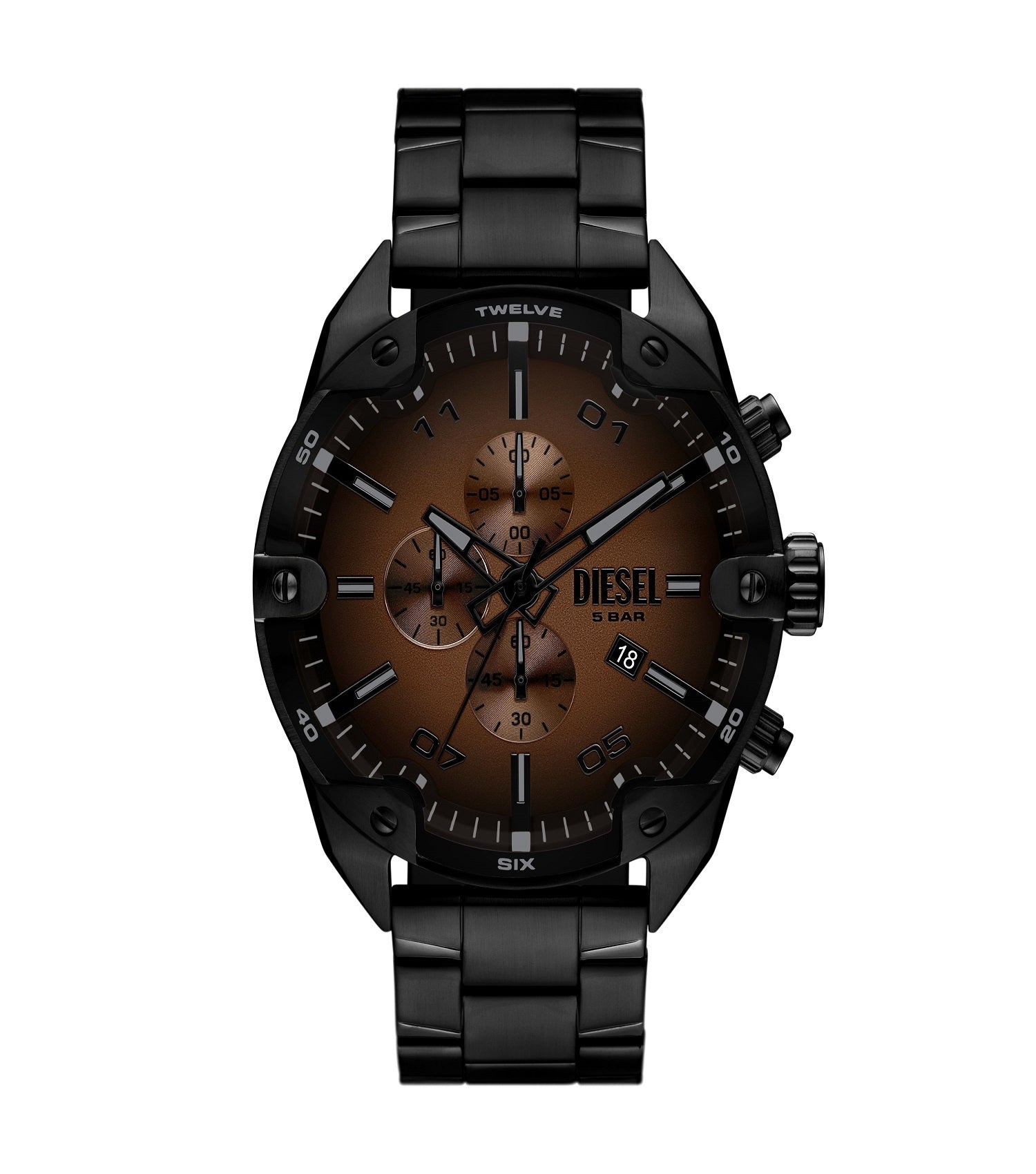 Men SPIKED Quartz Watch 49mm