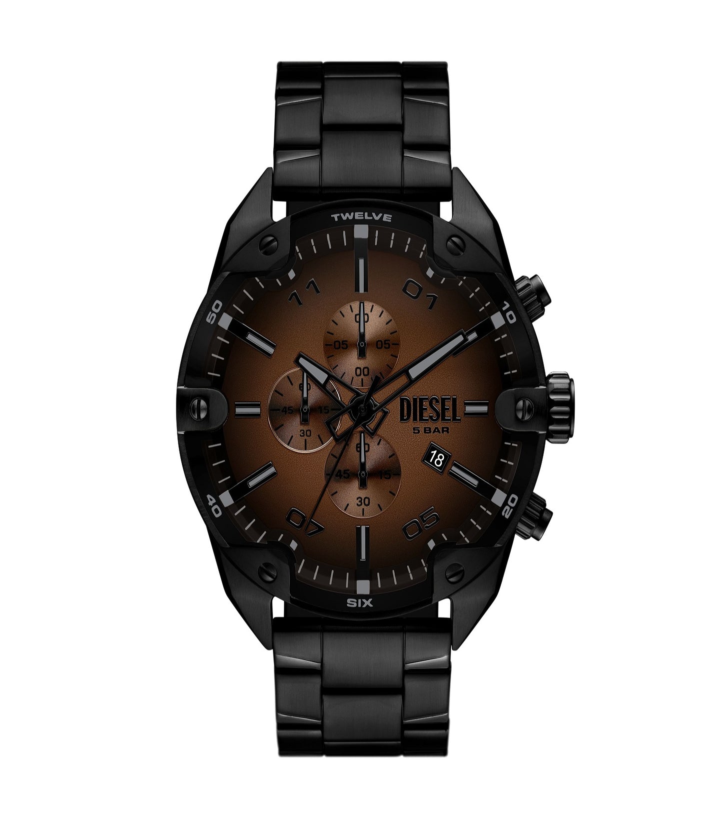 Men SPIKED Quartz Watch 49mm