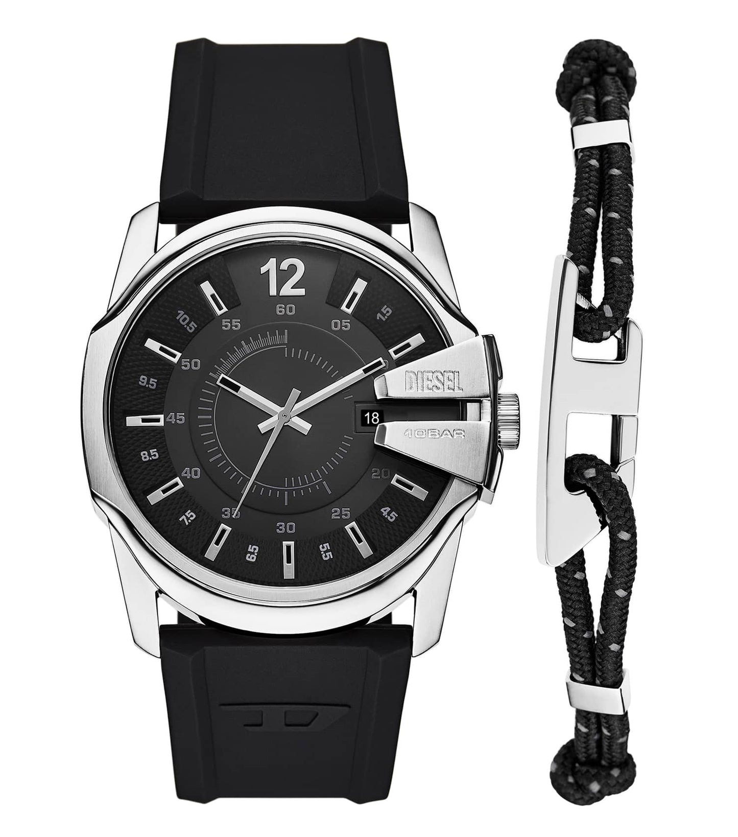 Men Master Chief Quartz/3 Hand Date Watch 43mm