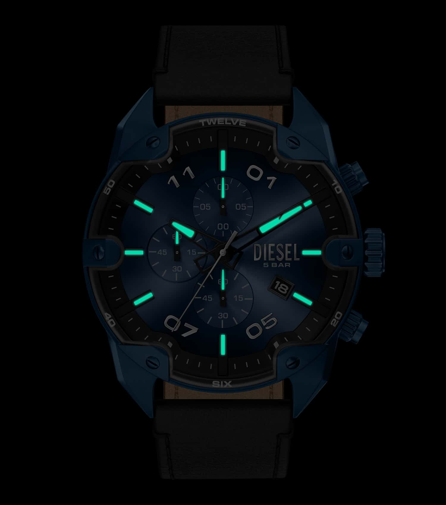 MEN SPIKED CHRONOGRAPH Watch 49MM