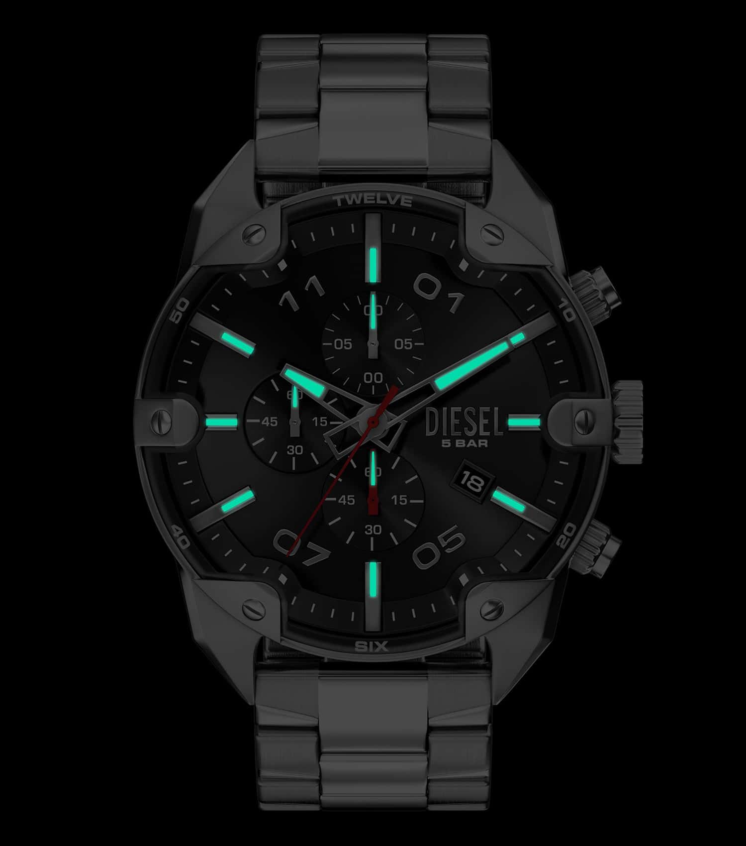 MEN SPIKED CHRONOGRAPH Watch 49MM