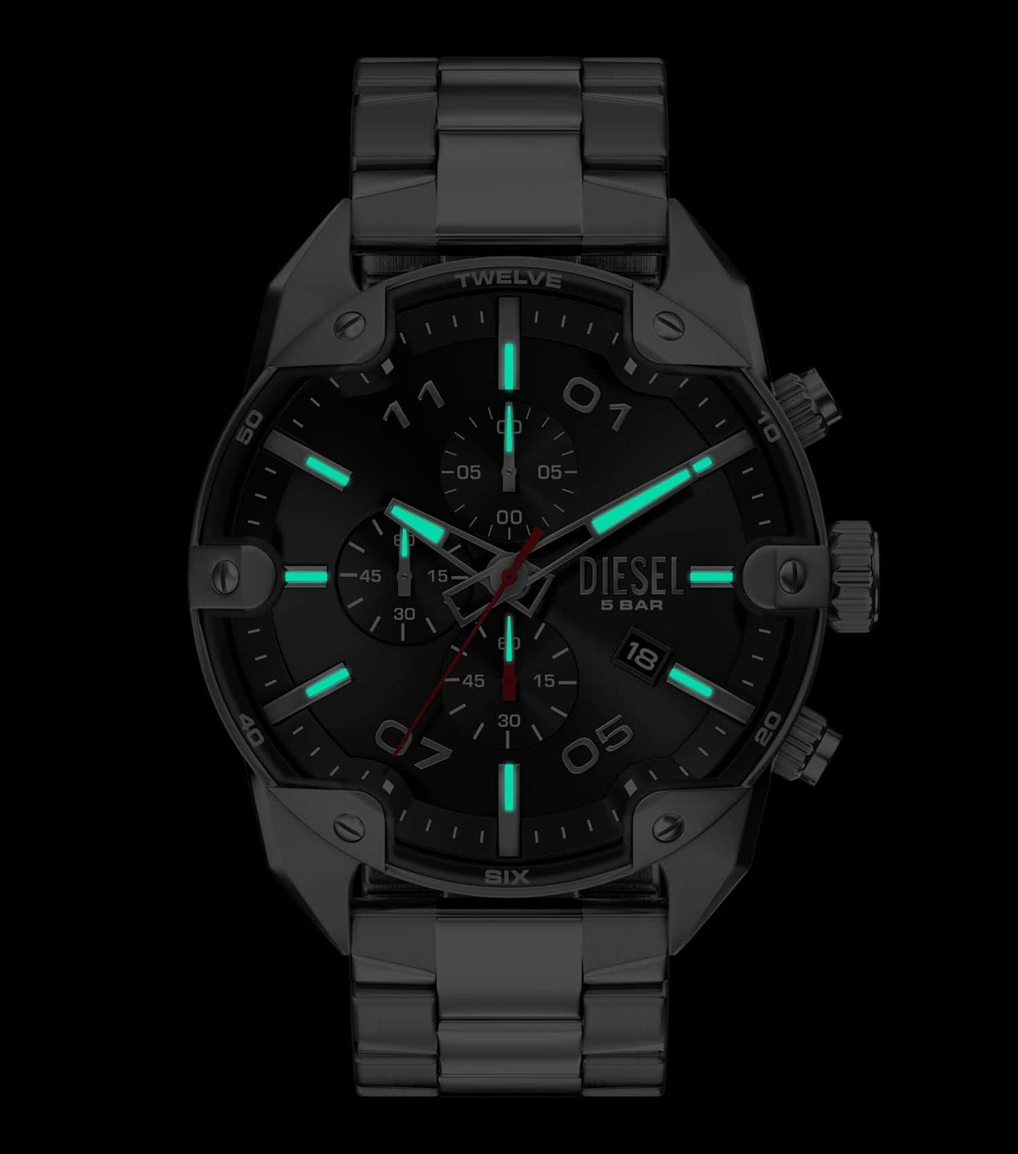 MEN SPIKED CHRONOGRAPH Watch 49MM