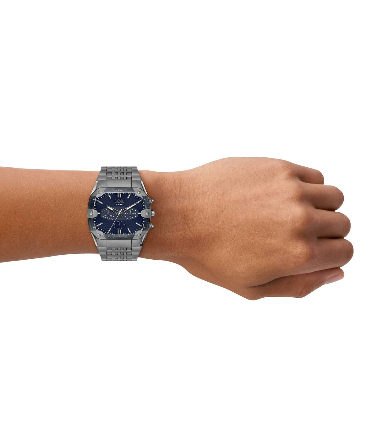 Men Spiked Chronograph Watch 44Mm