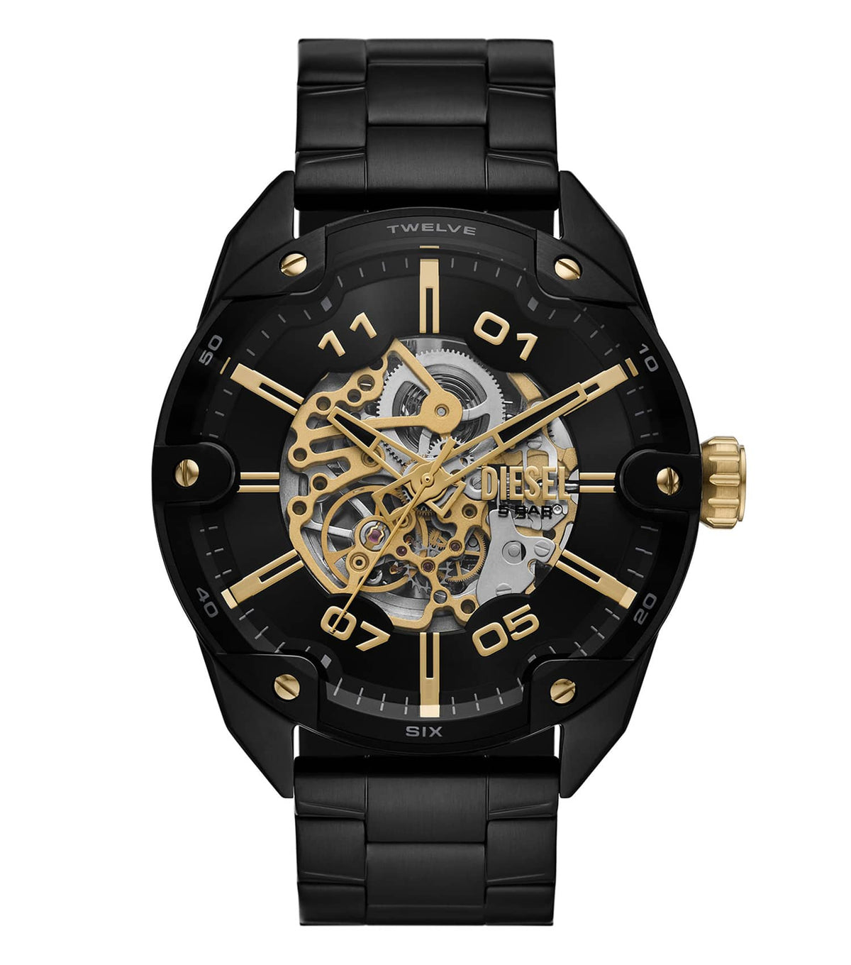 Men Spiked Automatic Watch 49Mm