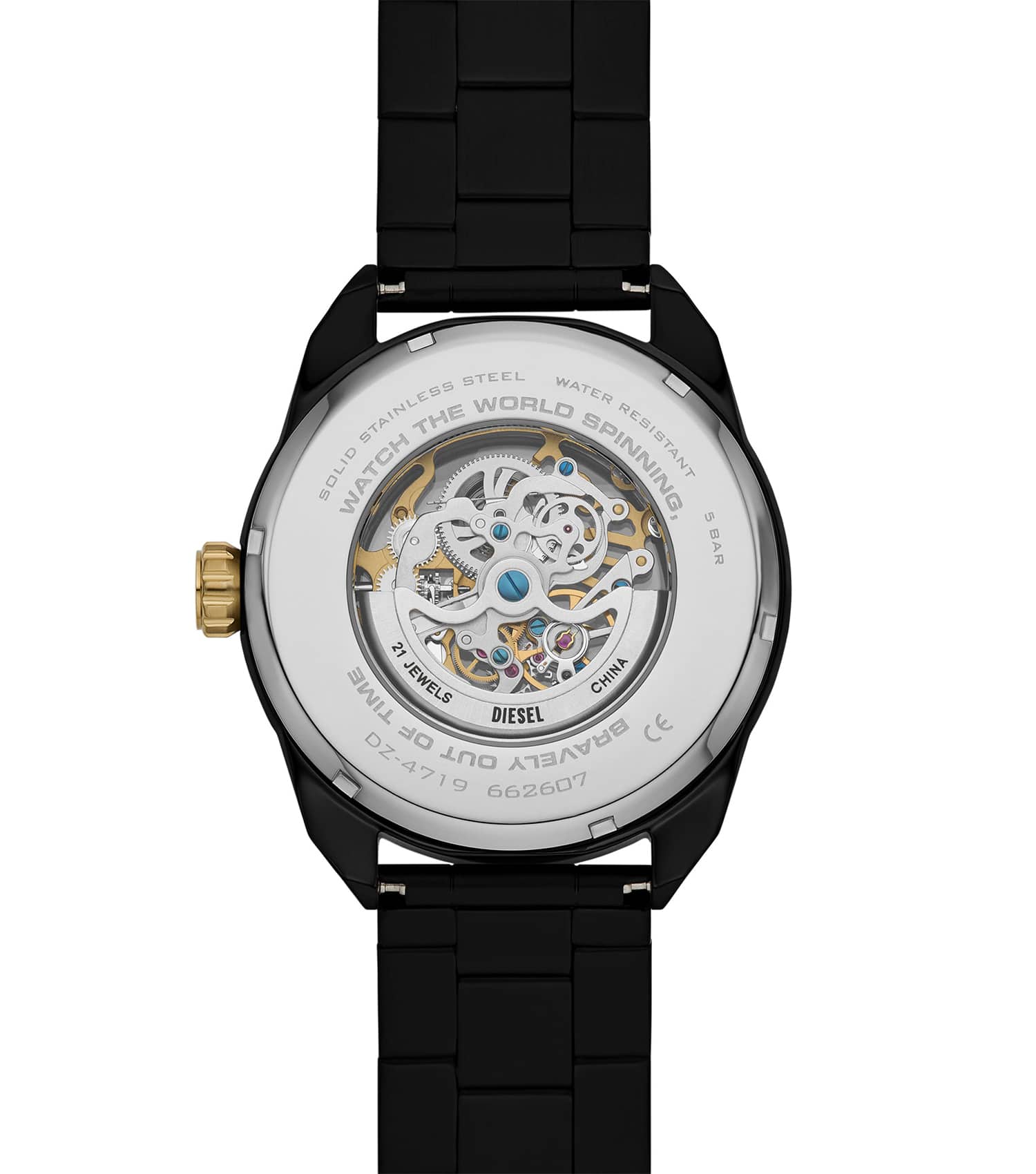 Men Spiked Automatic Watch 49Mm