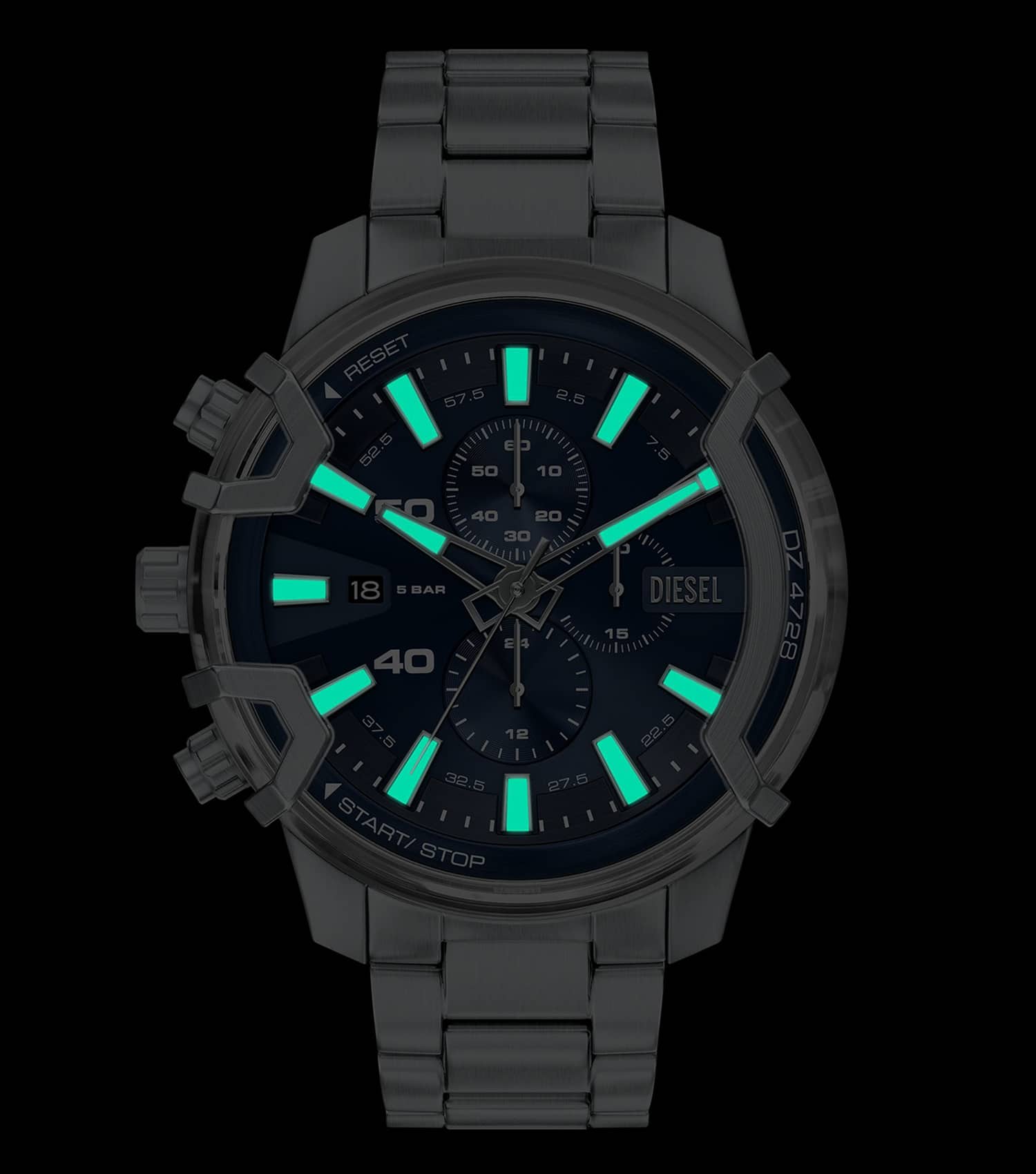 Men Griffed Chronograph Watch 48Mm