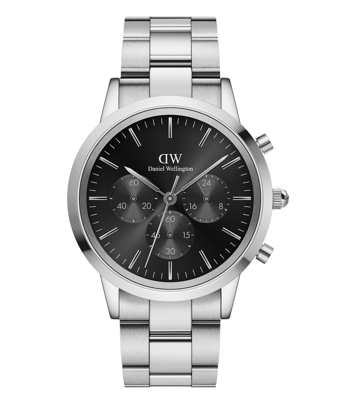 Stylish Daniel Wellington quartz watch in elegant rose gold, featuring a minimalistic round face, side profile view.