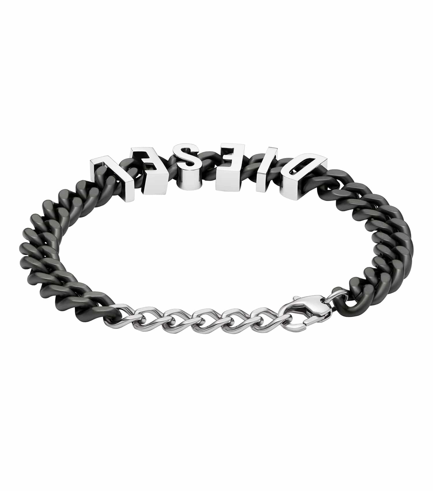 Men Steel Bracelet Gunmetal Stainless Steel