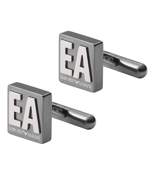 Men Essentials Cufflink Gunmetal Steel