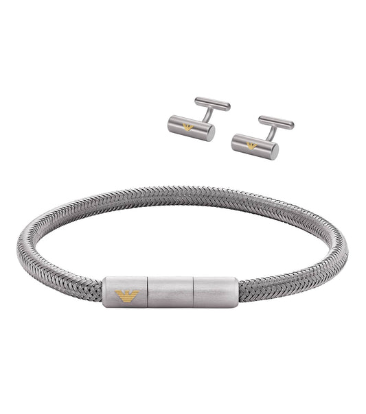 Men Key Basics Bracelet Gold Stainless Steel