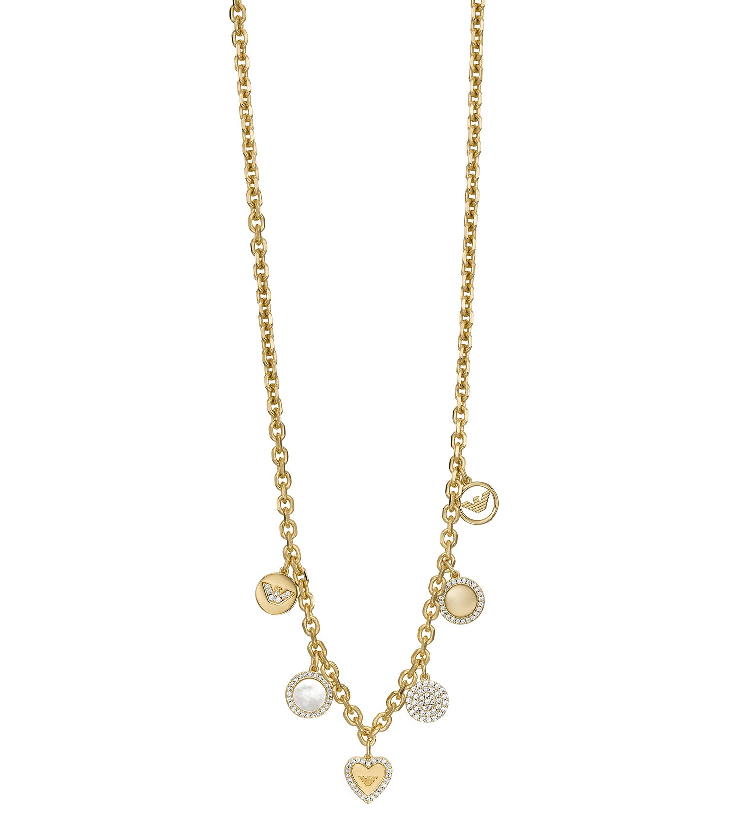 Women Sentimental Necklace Gold Stainless Steel