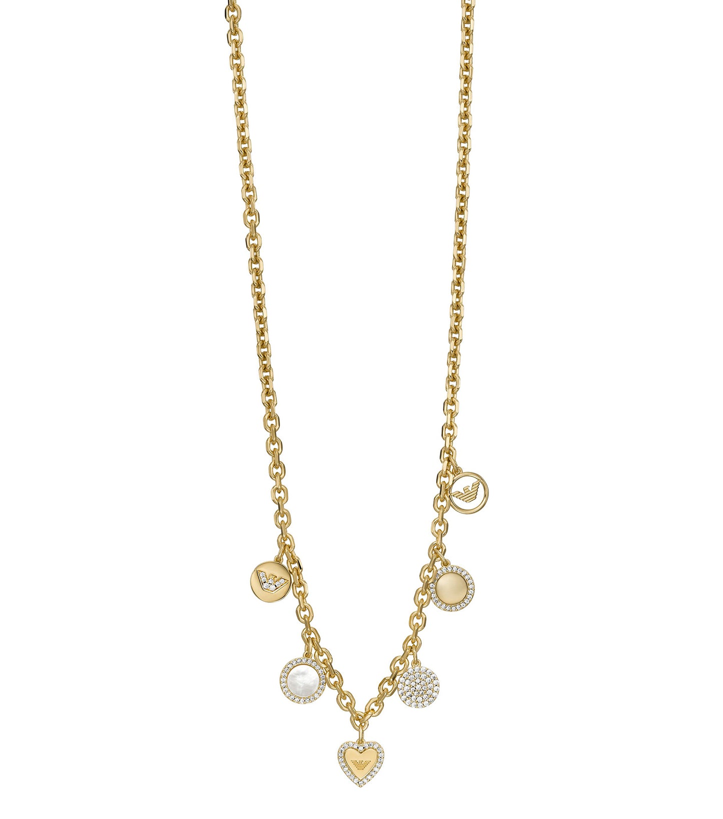 Women Sentimental Necklace Gold Stainless Steel
