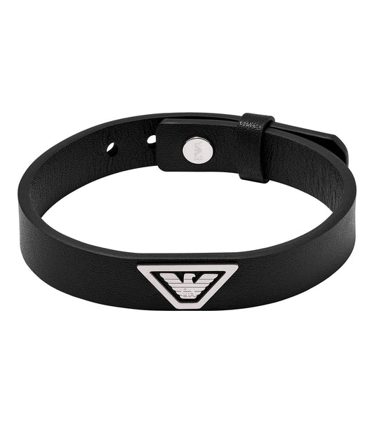 Men Eagle Logo Bracelet Silver Stainless Steel