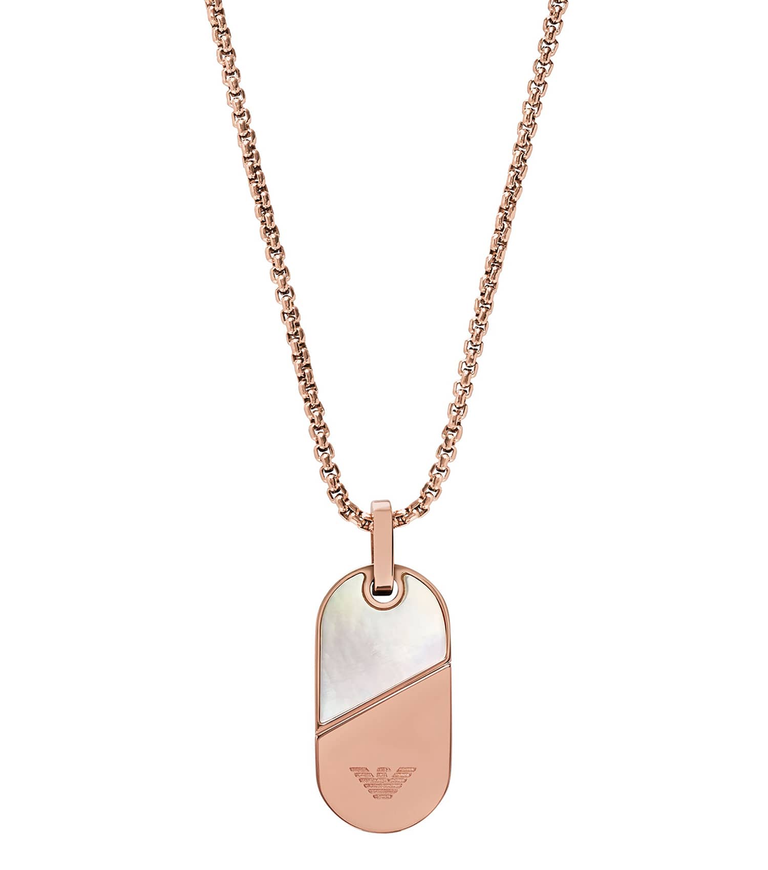 Women Couples Necklace White Stainless Steel