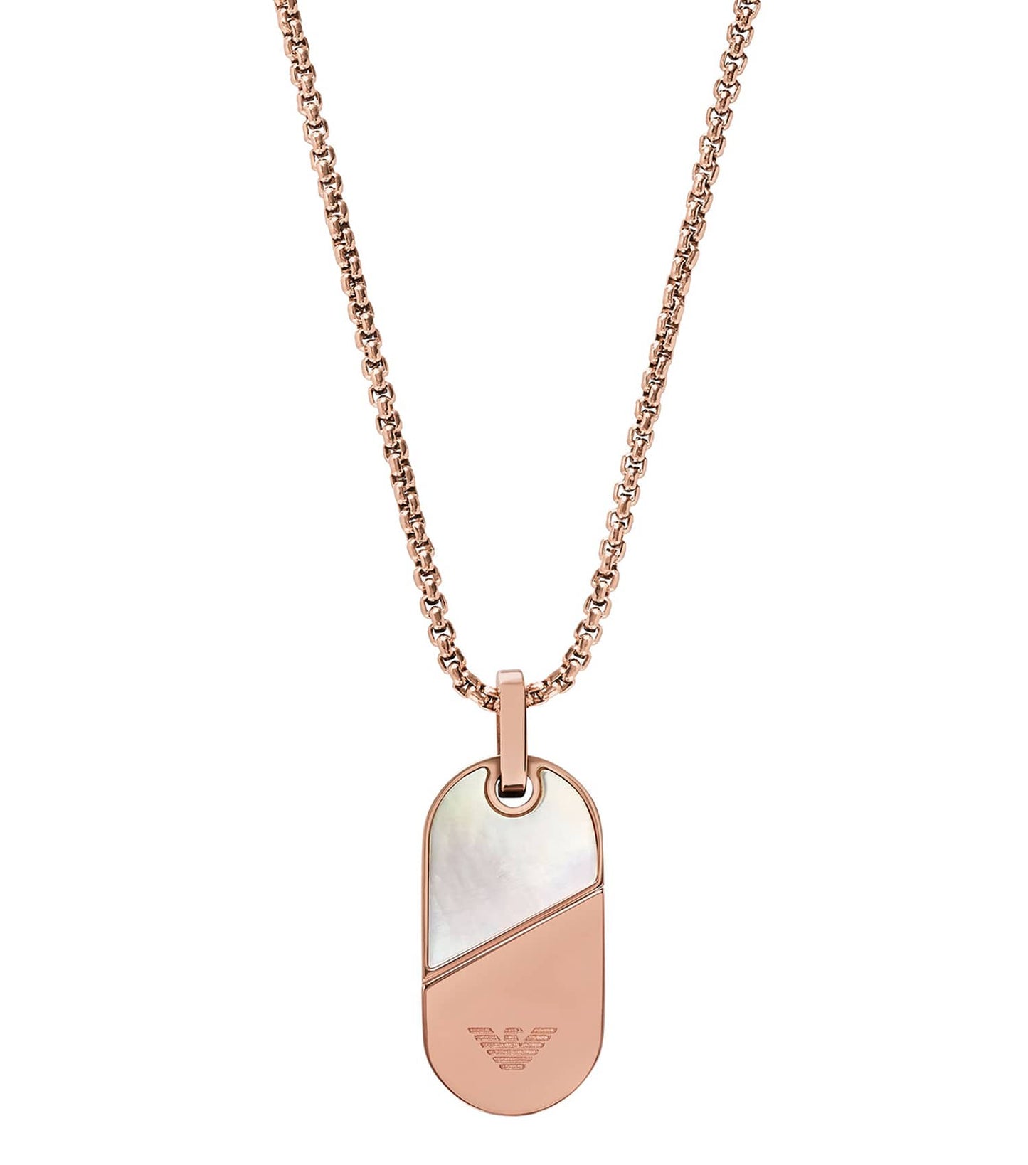 Women Couples Necklace White Stainless Steel