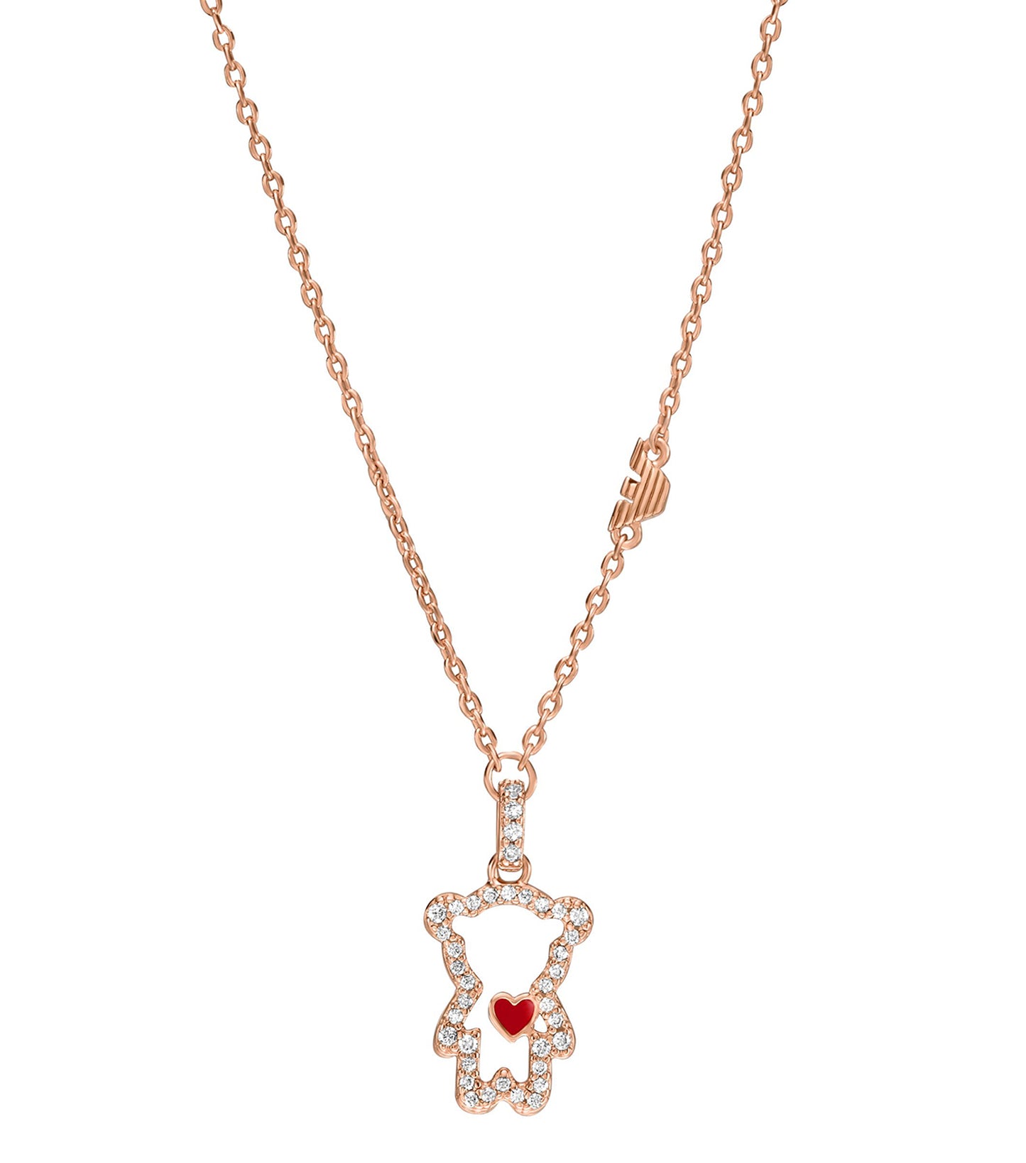Women Sentimental Necklace Rose Gold Stainless Steel