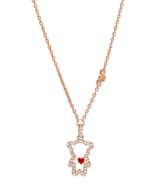 Women Sentimental Necklace Rose Gold Stainless Steel