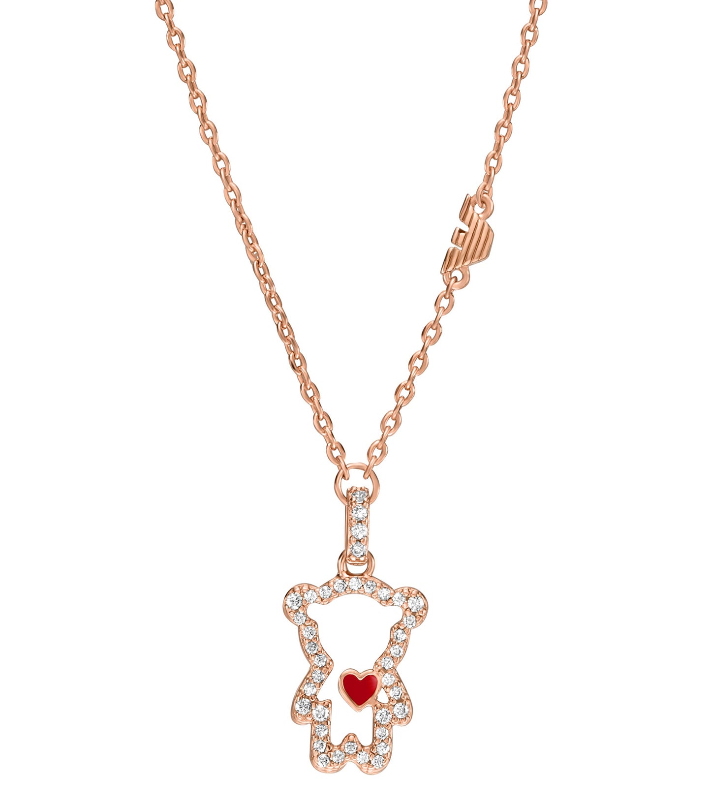 Women Sentimental Necklace Rose Gold Stainless Steel