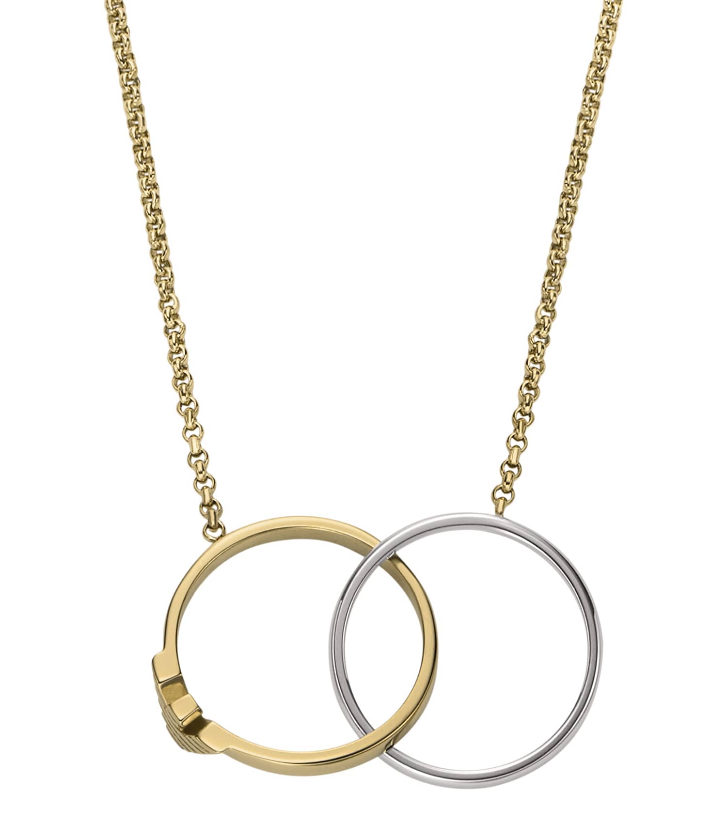 Gents Couples Necklace Multicolour Stainless Steel