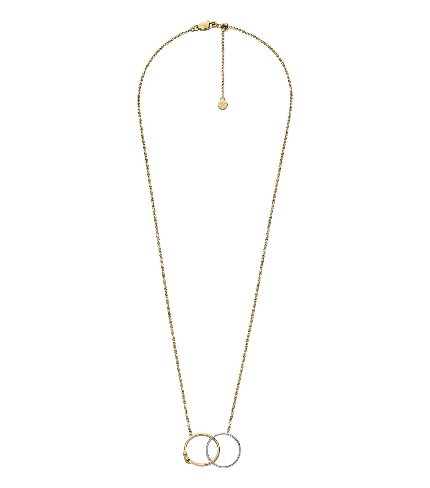 Gents Couples Necklace Multicolour Stainless Steel