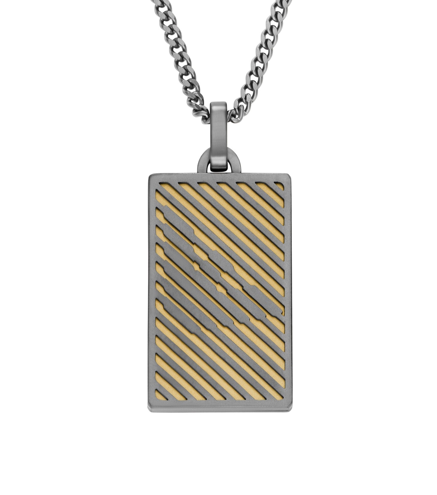 Gents Eagle Logo Necklace Multicolour Stainless Steel