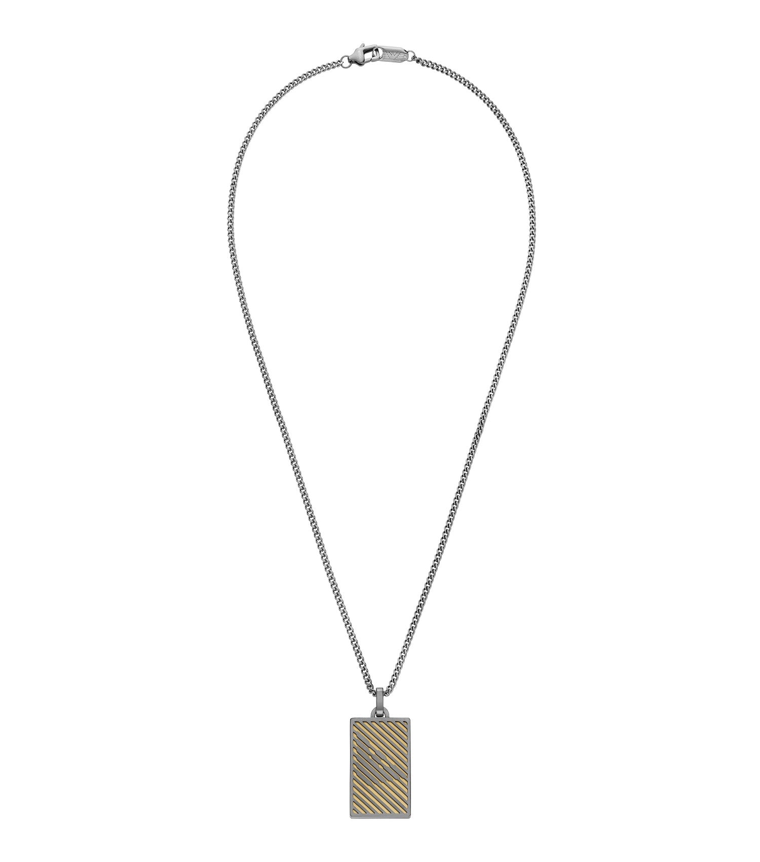 Gents Eagle Logo Necklace Multicolour Stainless Steel