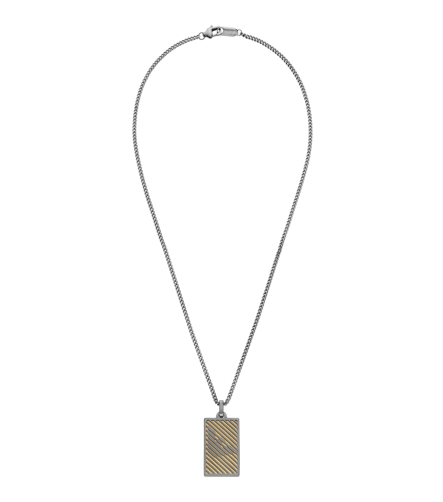 Gents Eagle Logo Necklace Multicolour Stainless Steel