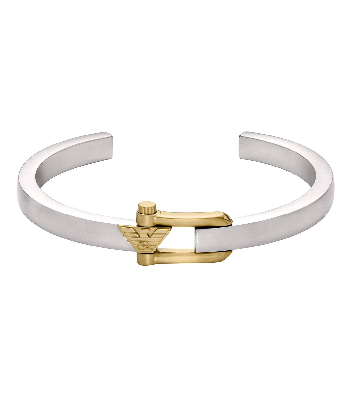 Gents Eagle Logo Bracelet Silver Stainless Steel