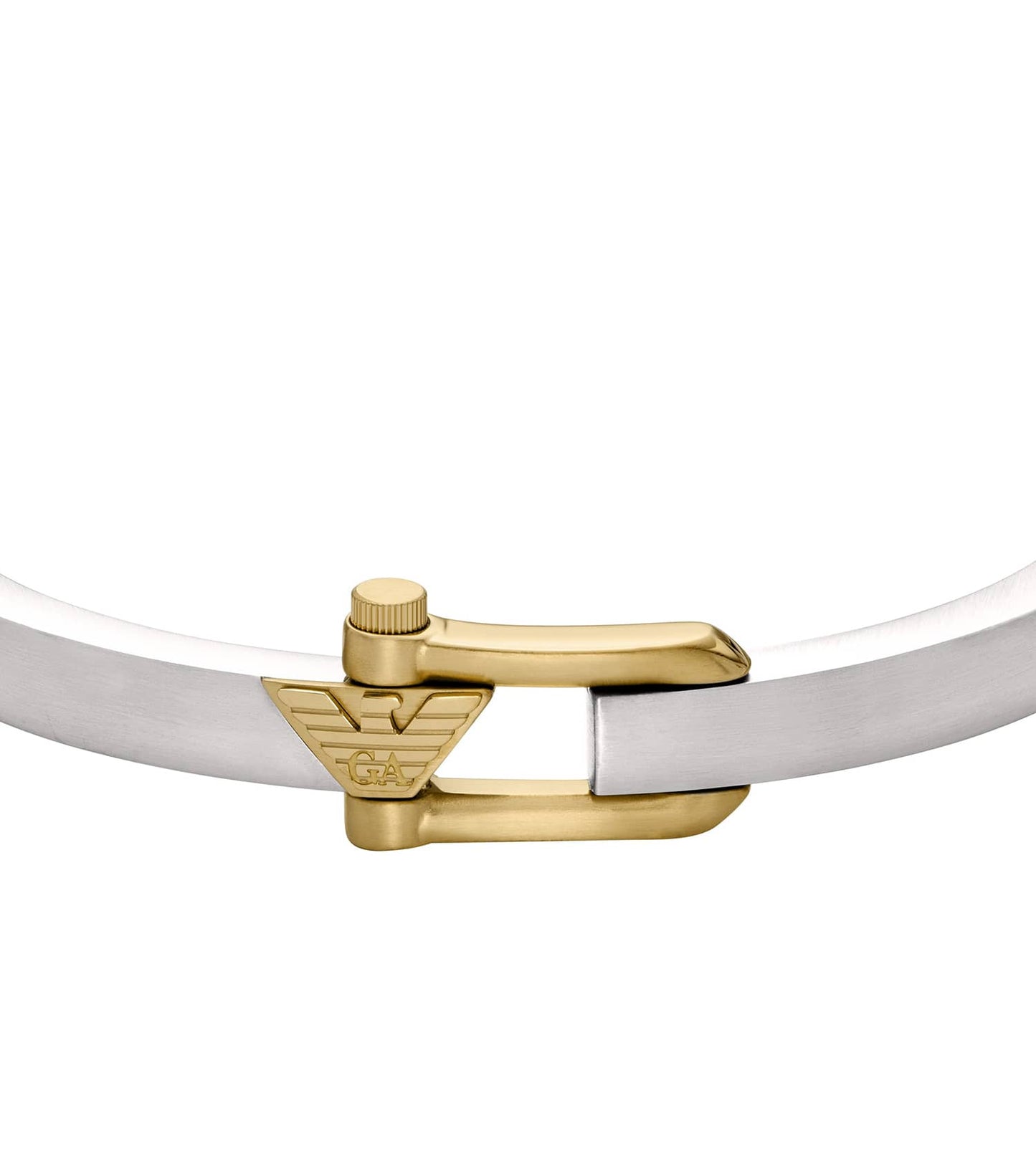 Gents Eagle Logo Bracelet Silver Stainless Steel