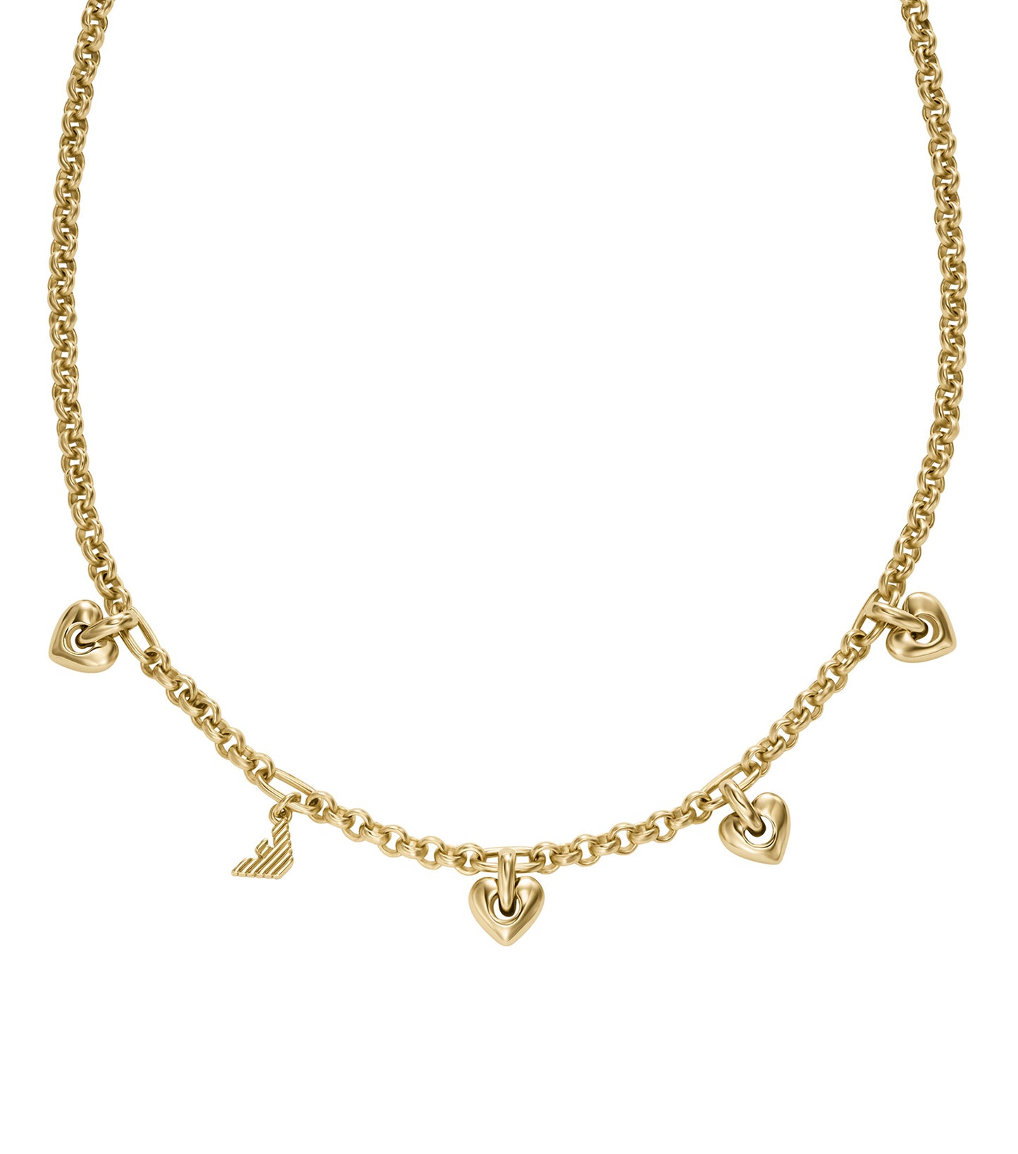 Women Sentimental Necklace Gold Stainless Steel