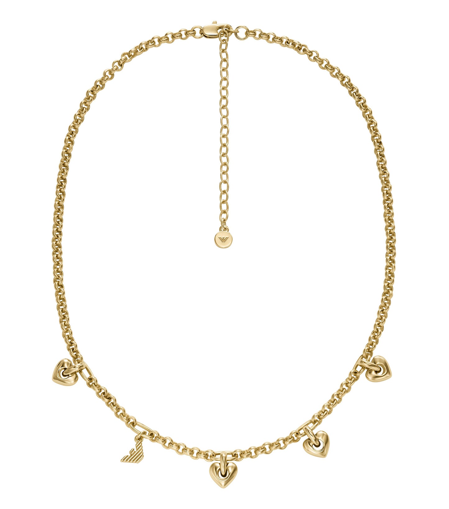 Women Sentimental Necklace Gold Stainless Steel
