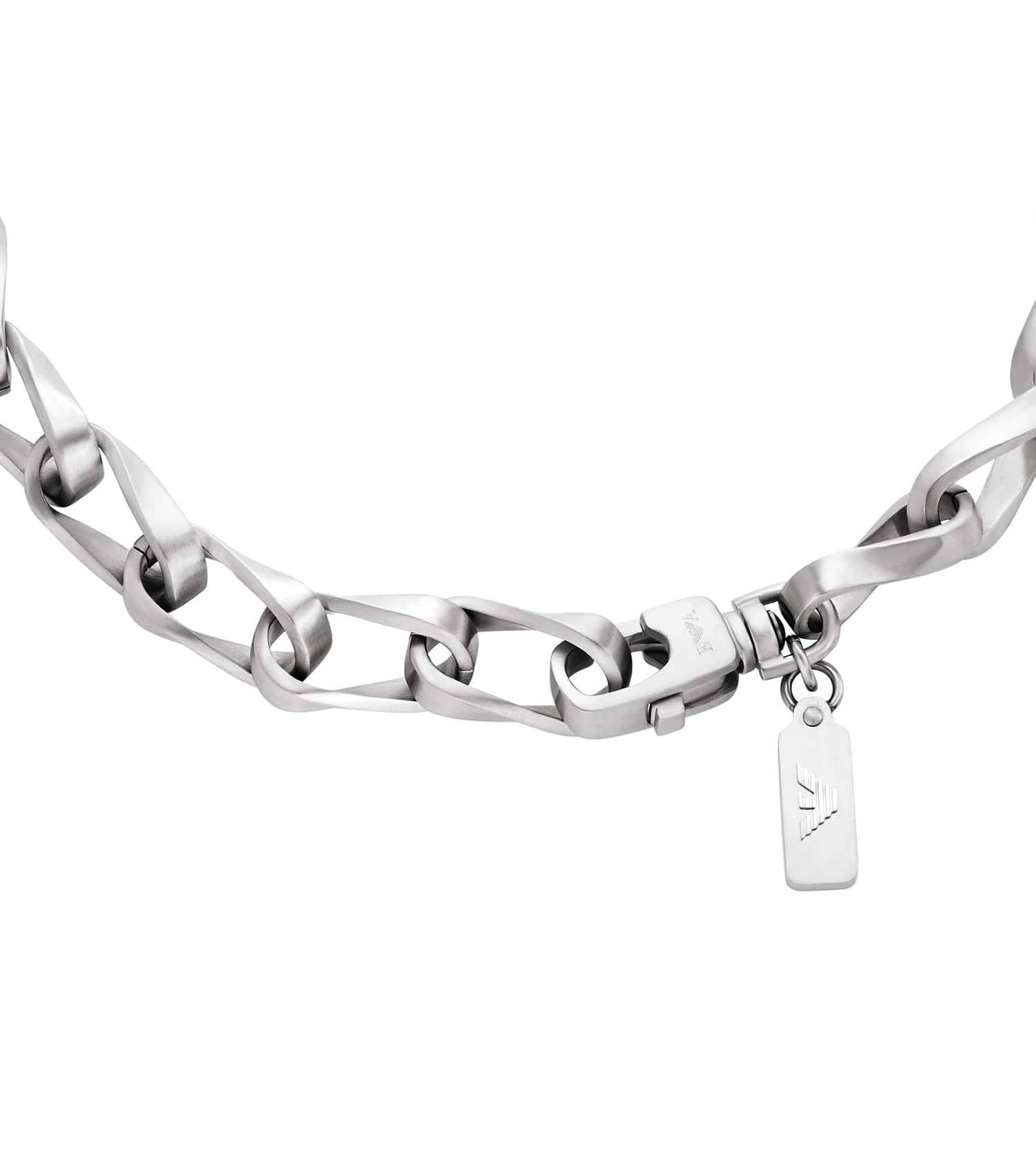 Men Trend Necklace Silver Stainless Steel