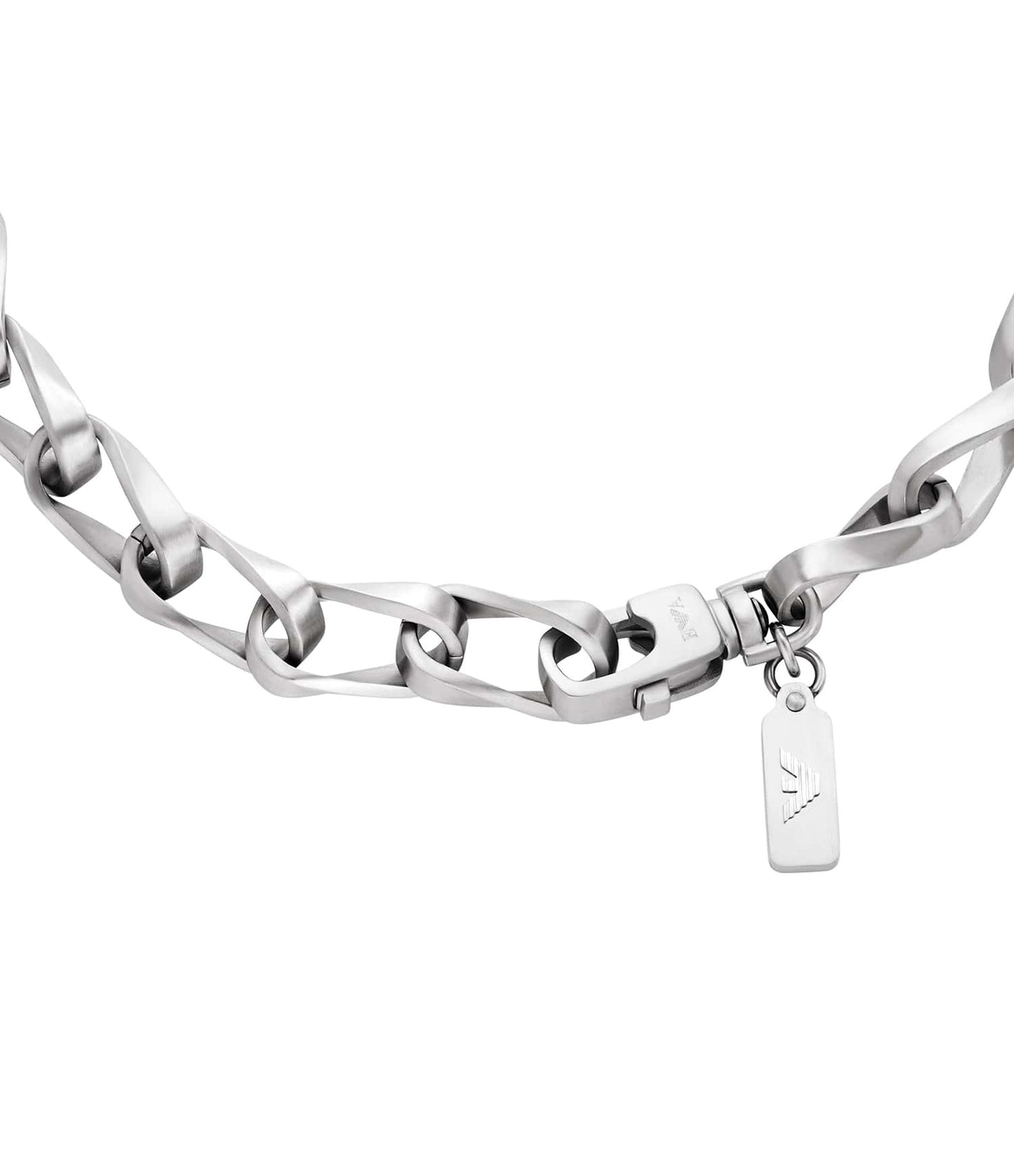 Men Trend Necklace Silver Stainless Steel