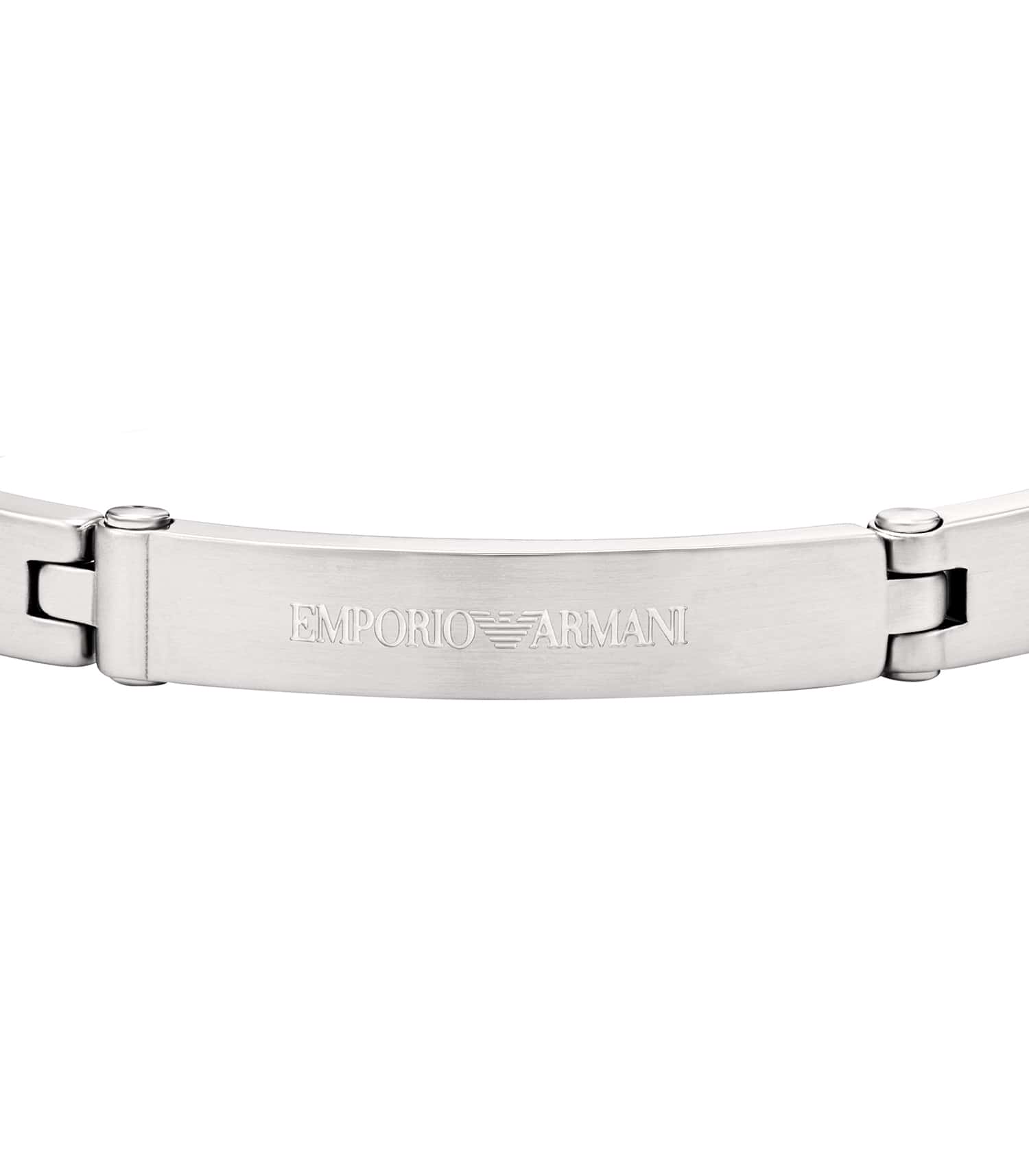 Men Eagle Logo Bracelet Silver Stainless Steel