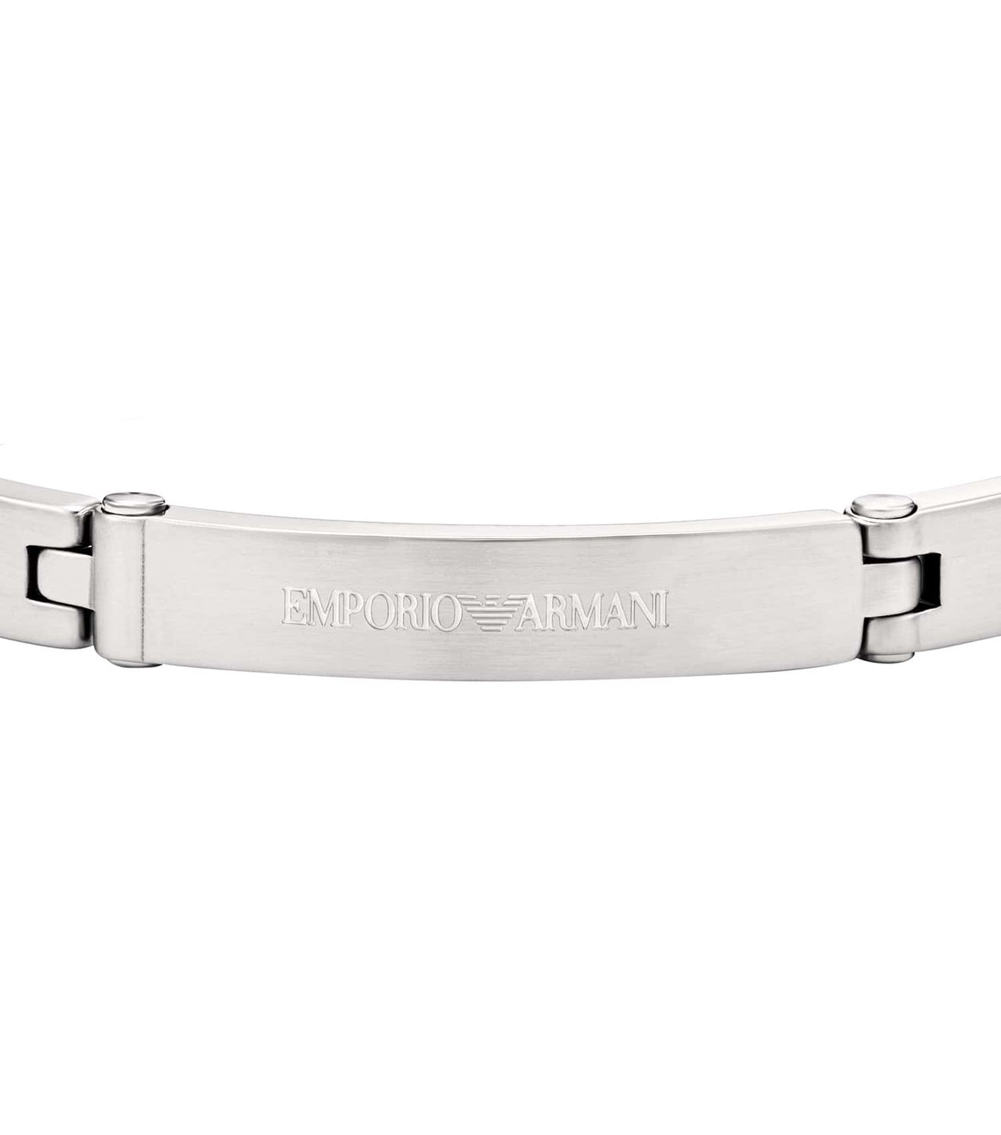 Men Eagle Logo Bracelet Silver Stainless Steel