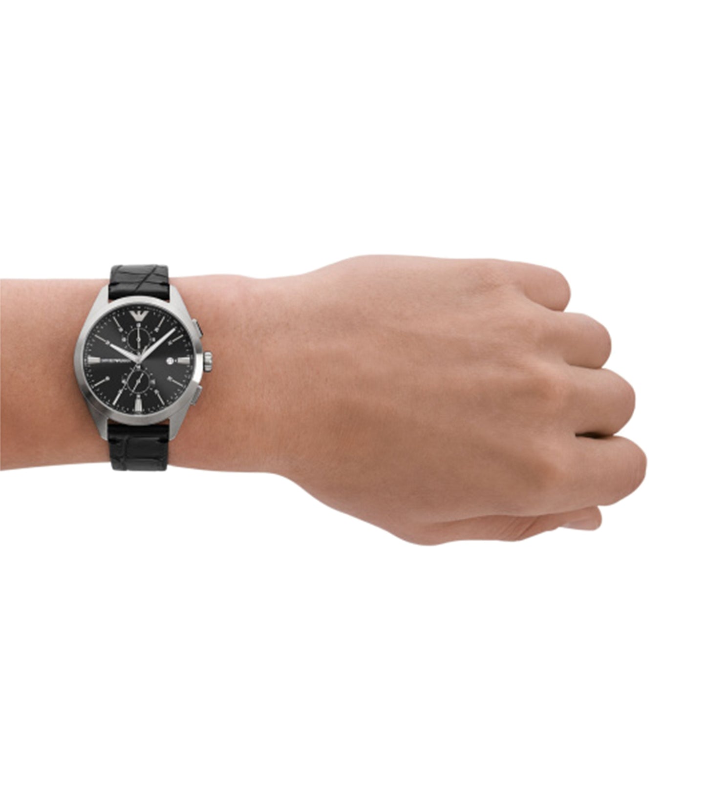 Men Claudio Chronograph Watch 43mm with Black Strap