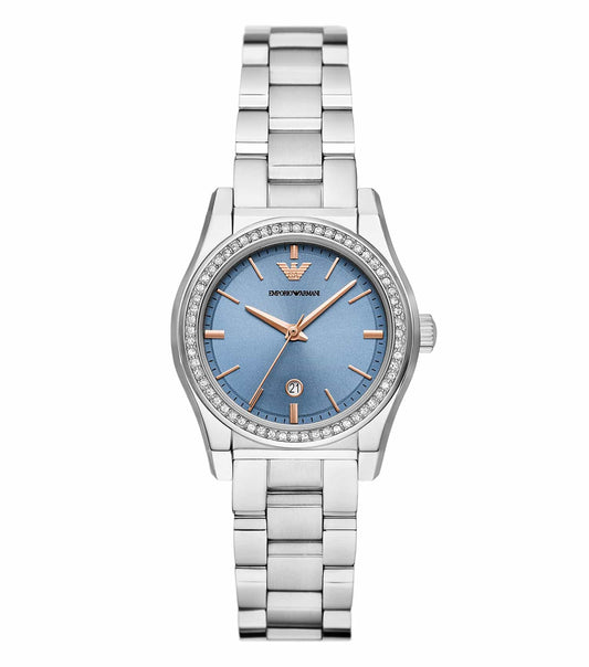 Emporio Armani watch AR11593 in a none color, sophisticated design, showcasing a side angle highlighting its modern elegance.