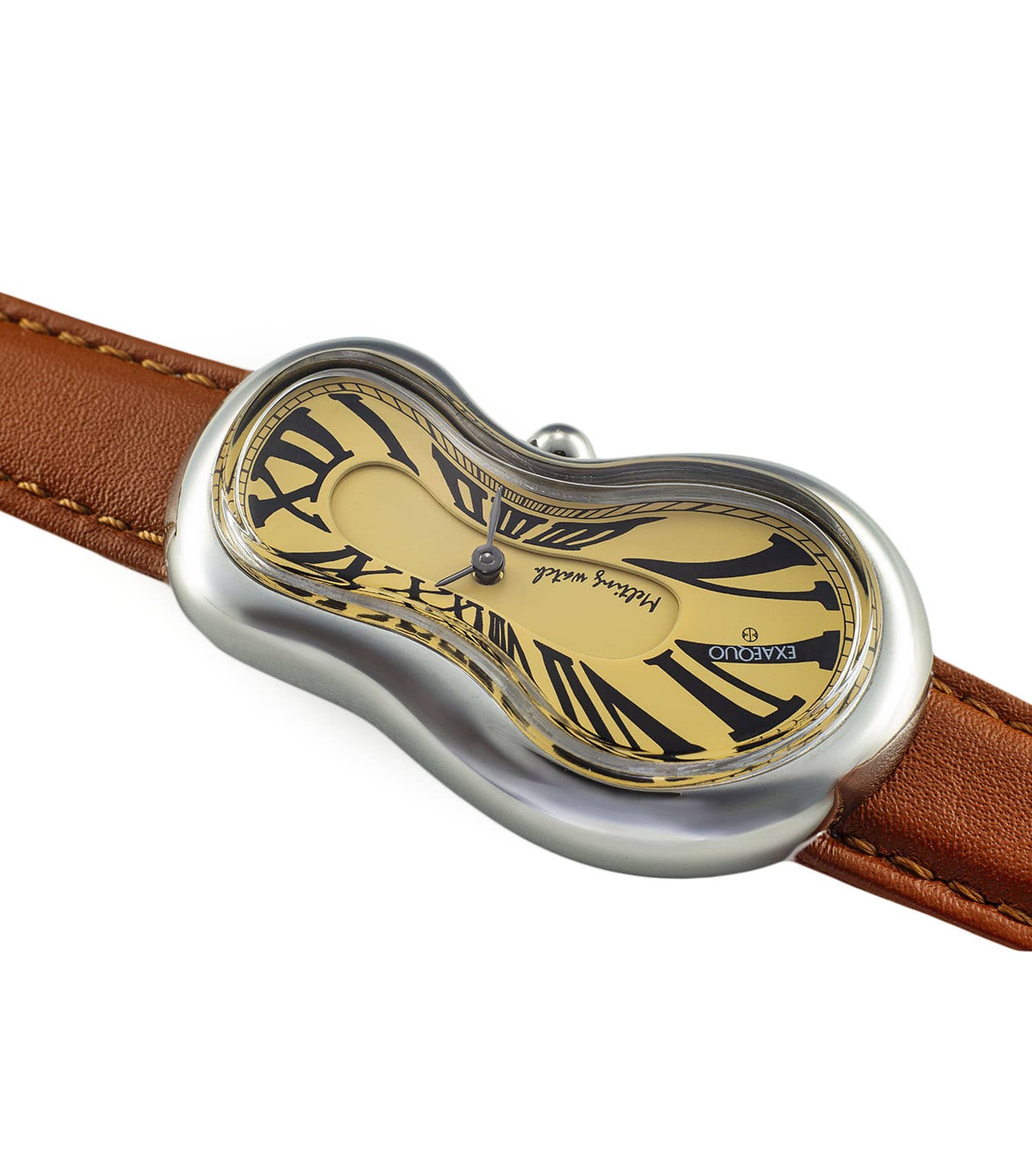 Unisex Classic Melting Watch Ronda 751-1 Watch 47x28mm
