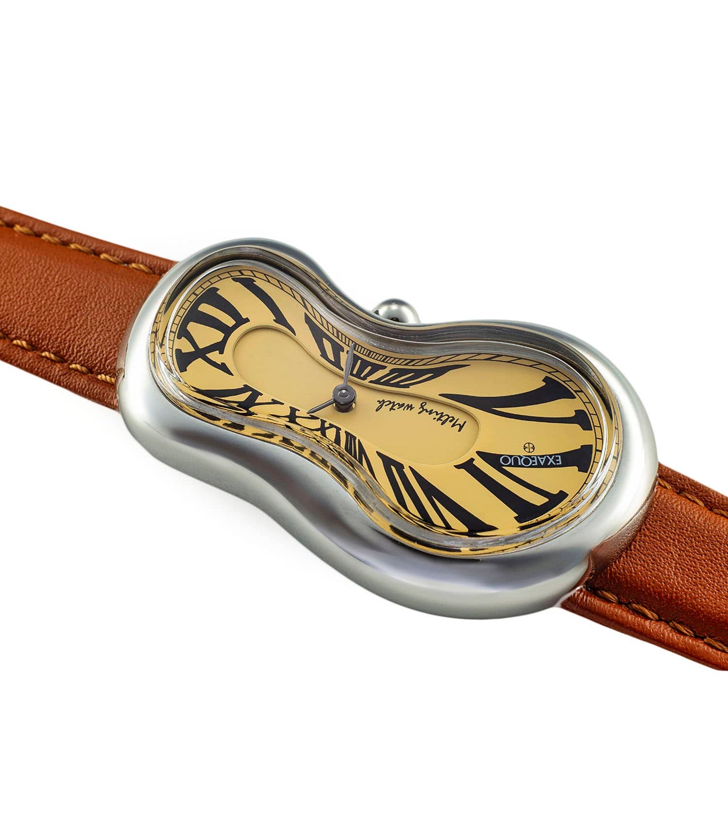 Unisex Classic Melting Watch Ronda 751-1 Watch 47x28mm