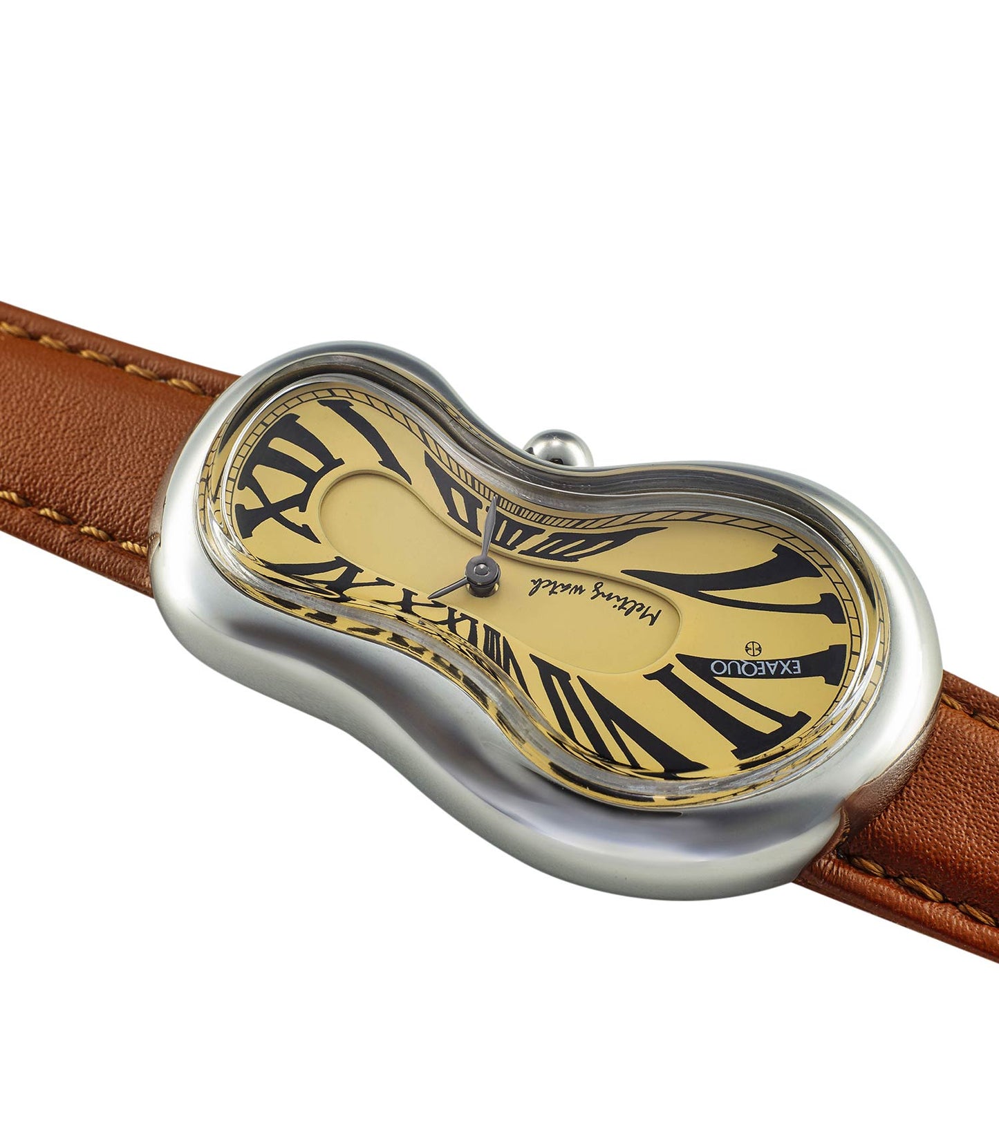 Unisex Classic Melting Watch Ronda 751-1 Watch 47x28mm