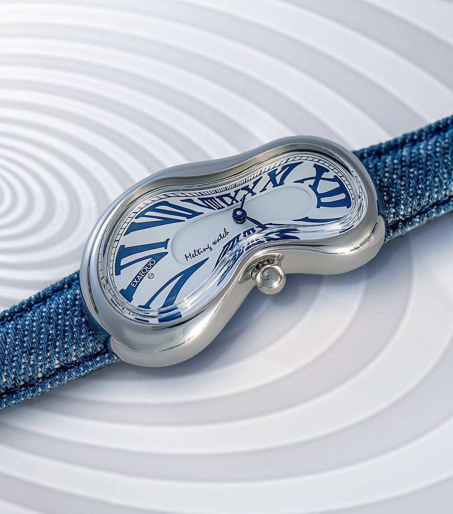 Unisex Classic Melting Watch Ronda 751-1  47x28MM